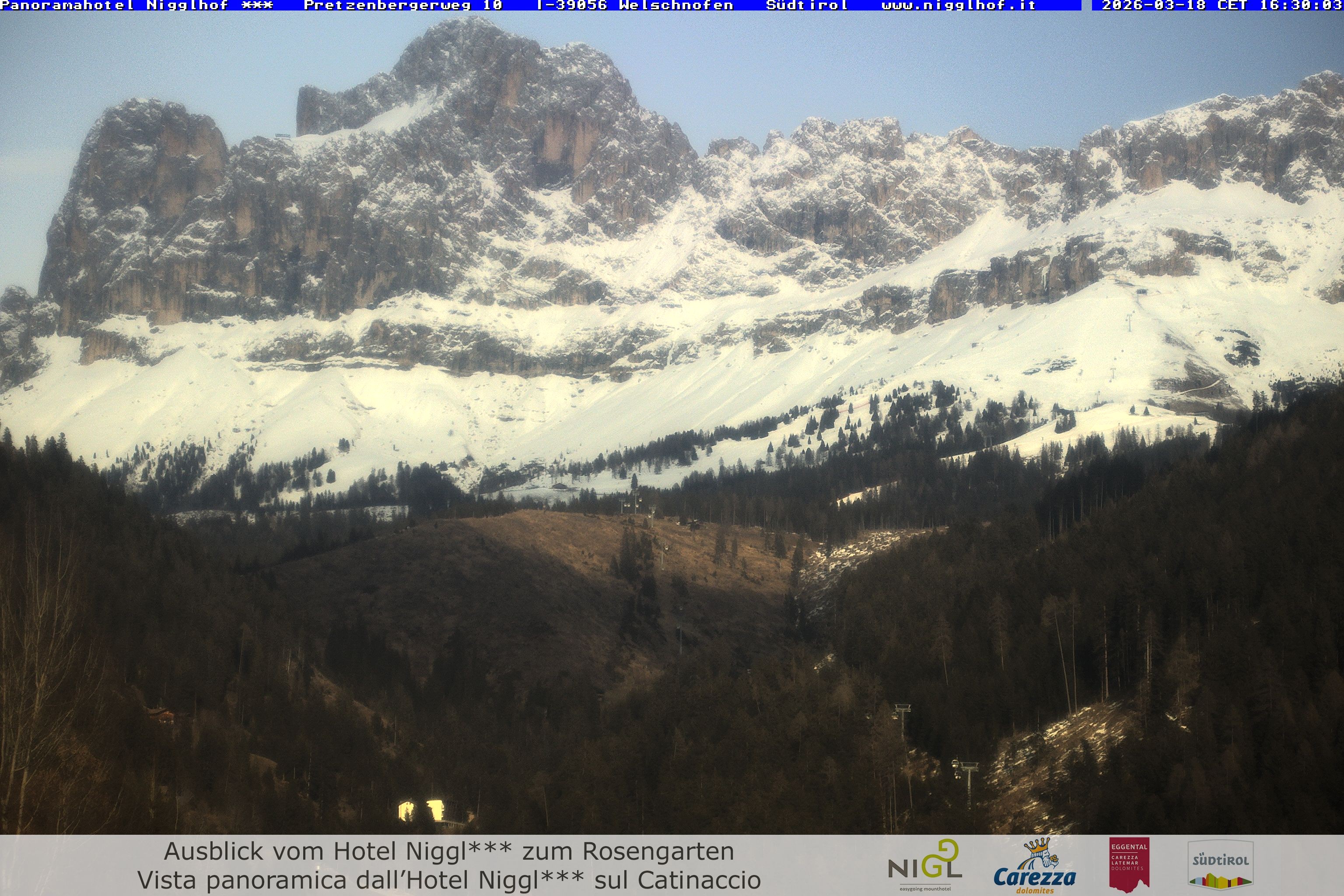 Archiv Foto Webcam Welschnofen: Hotel Nigglhof