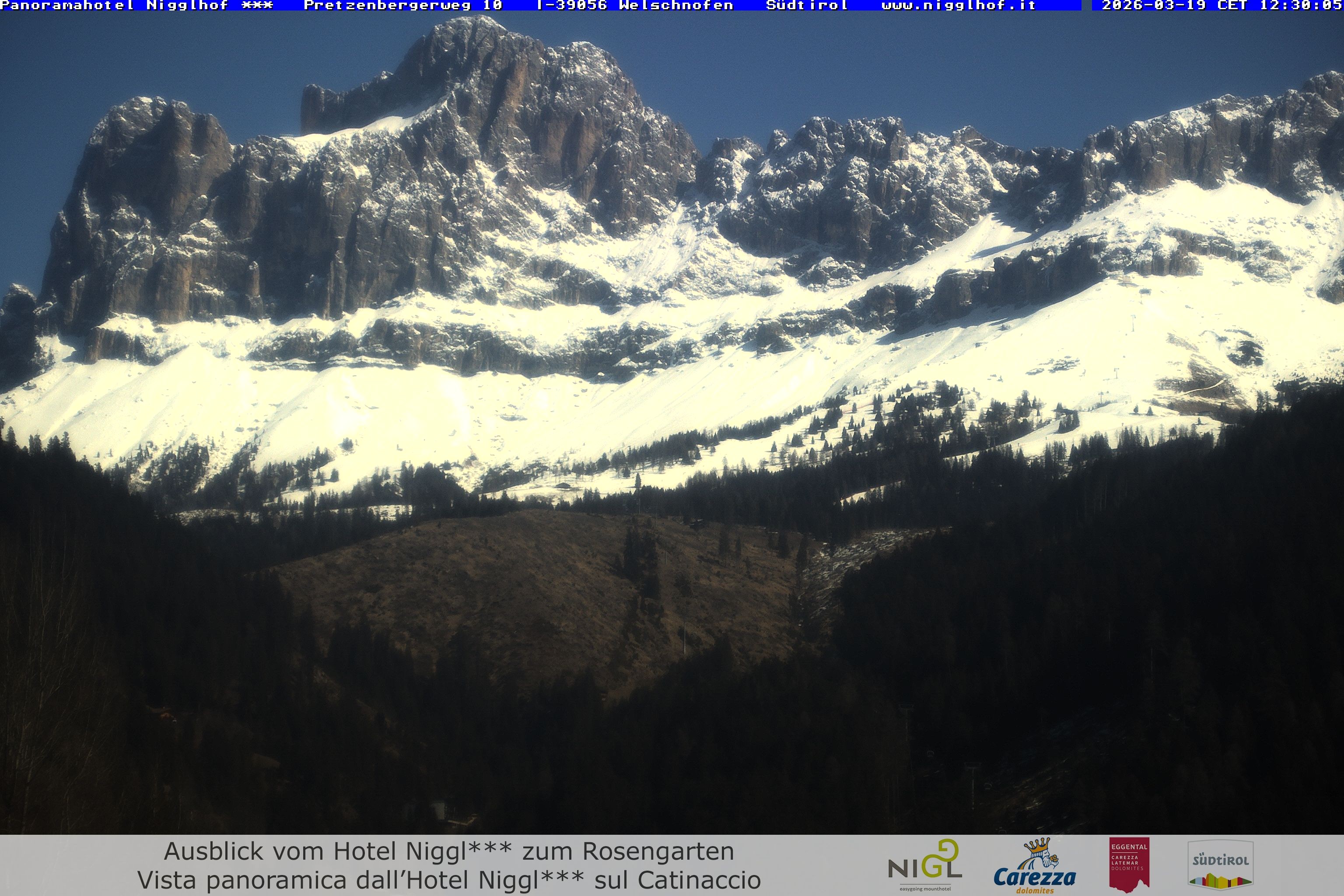 Archived image Webcam Welschnofen: Hotel Nigglhof