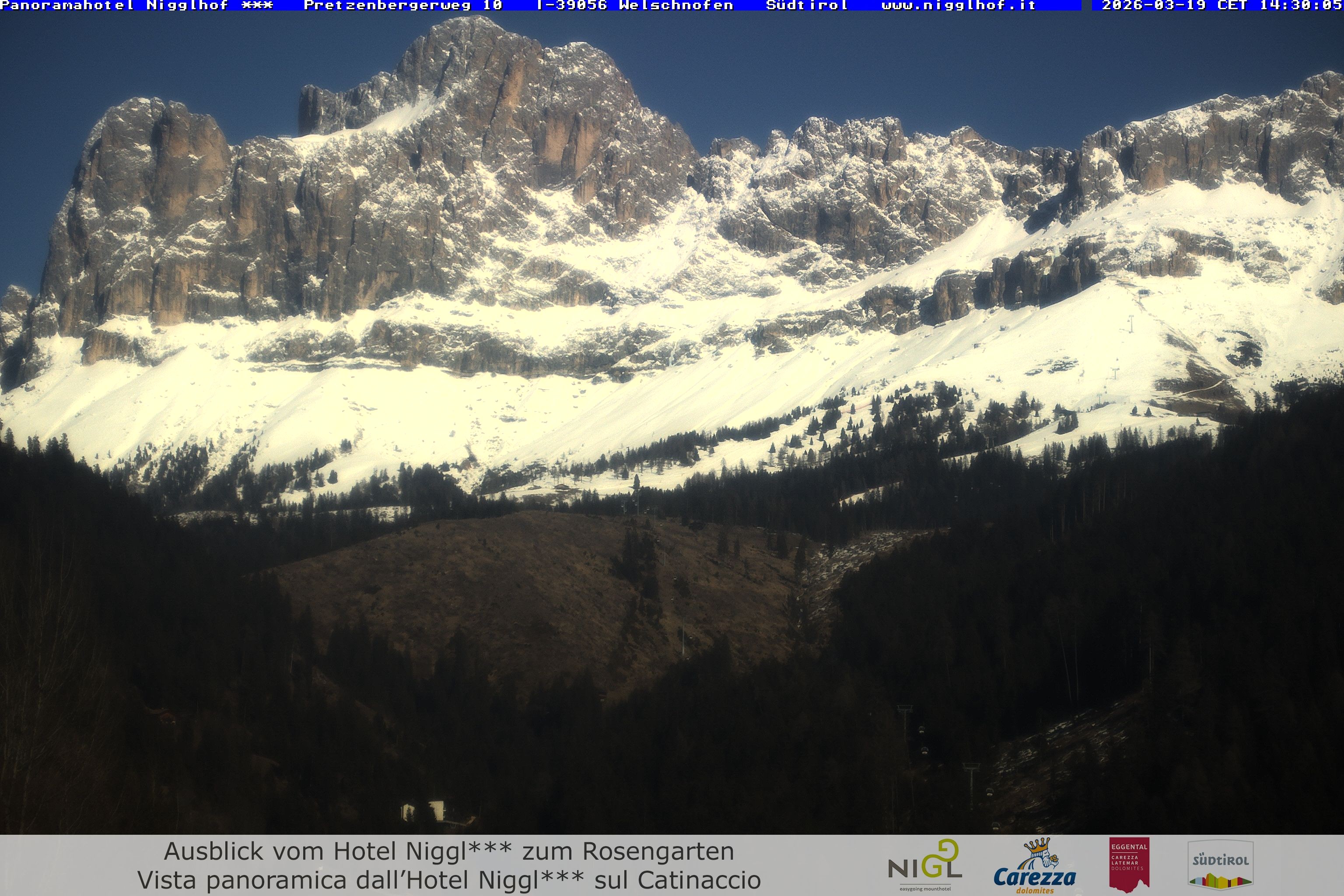 Archived image Webcam Welschnofen: Hotel Nigglhof