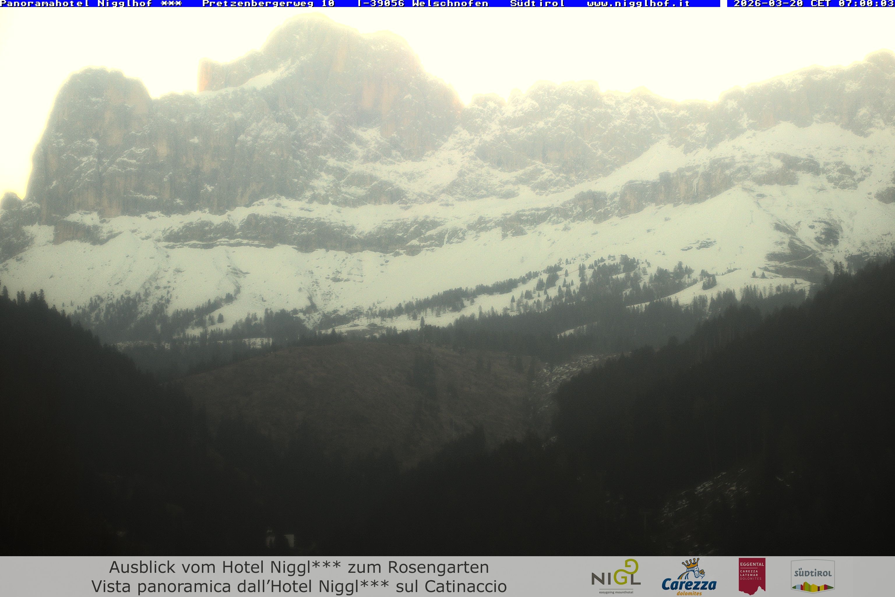 Archived image Webcam Welschnofen: Hotel Nigglhof