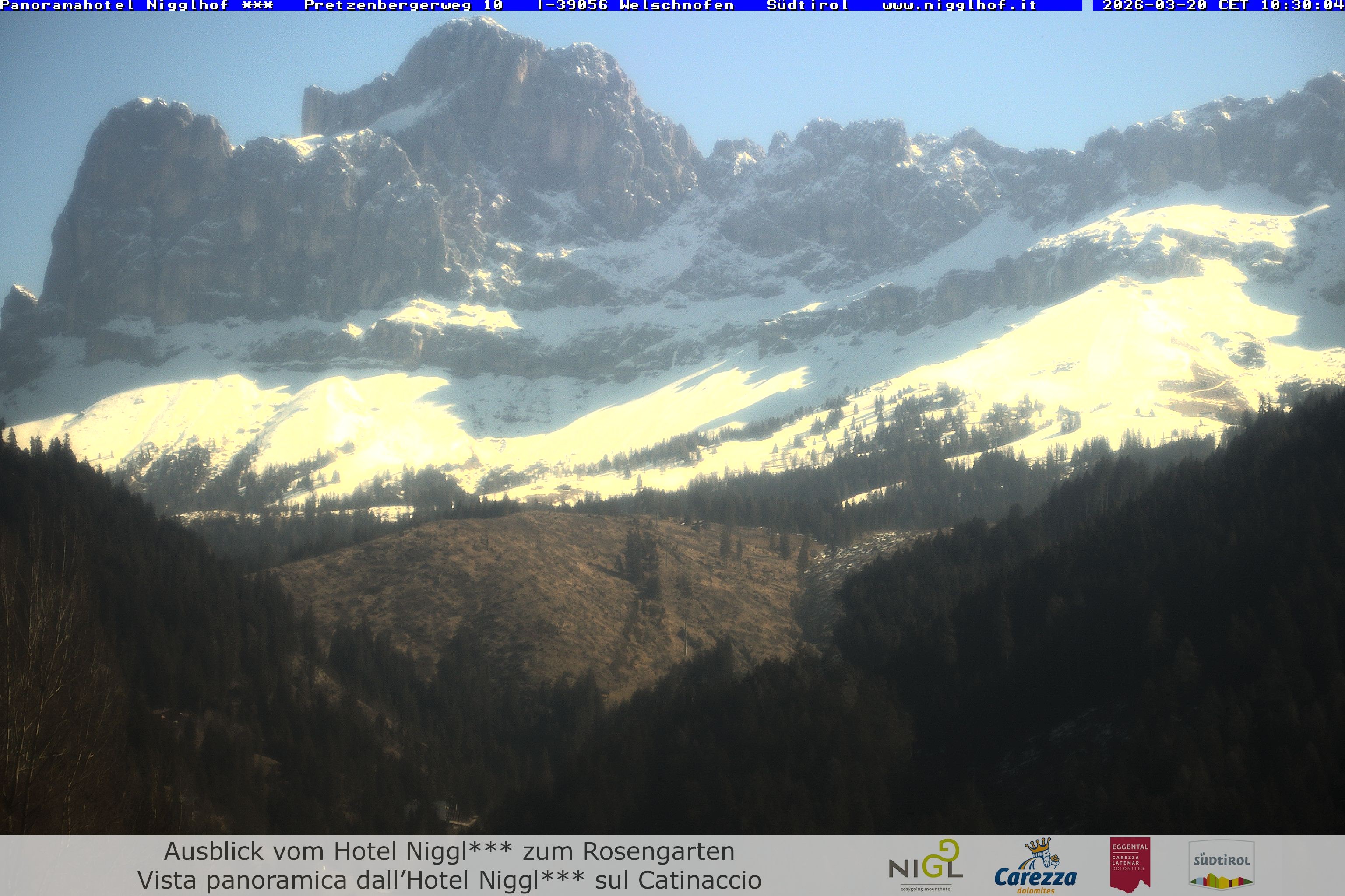 Archived image Webcam Welschnofen: Hotel Nigglhof