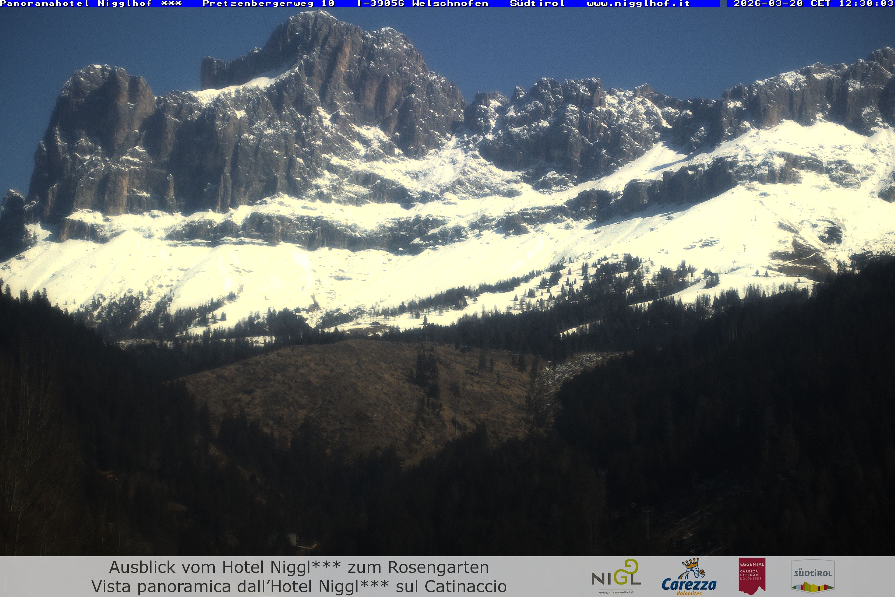 Archived image Webcam Welschnofen: Hotel Nigglhof