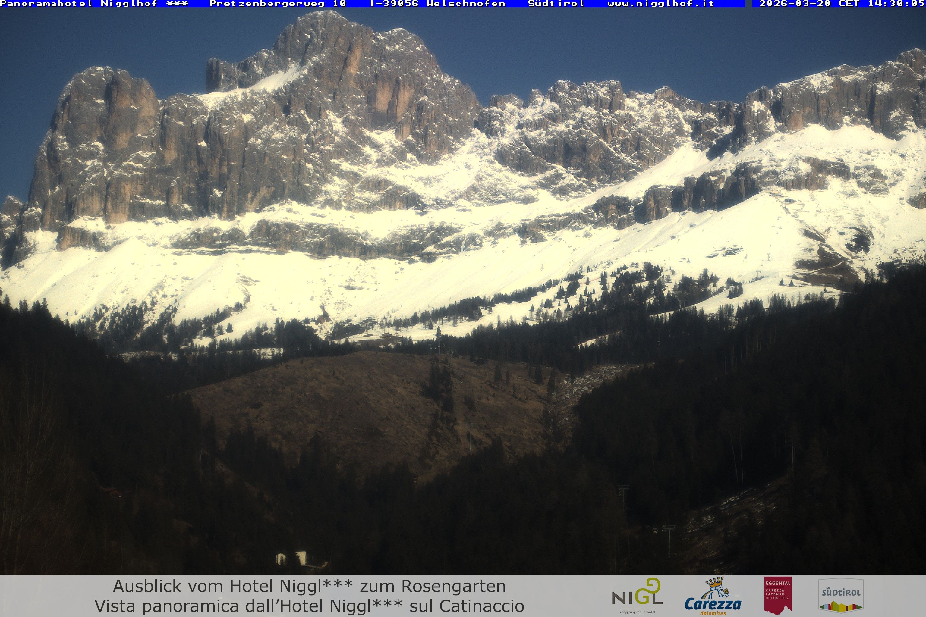 Archived image Webcam Welschnofen: Hotel Nigglhof