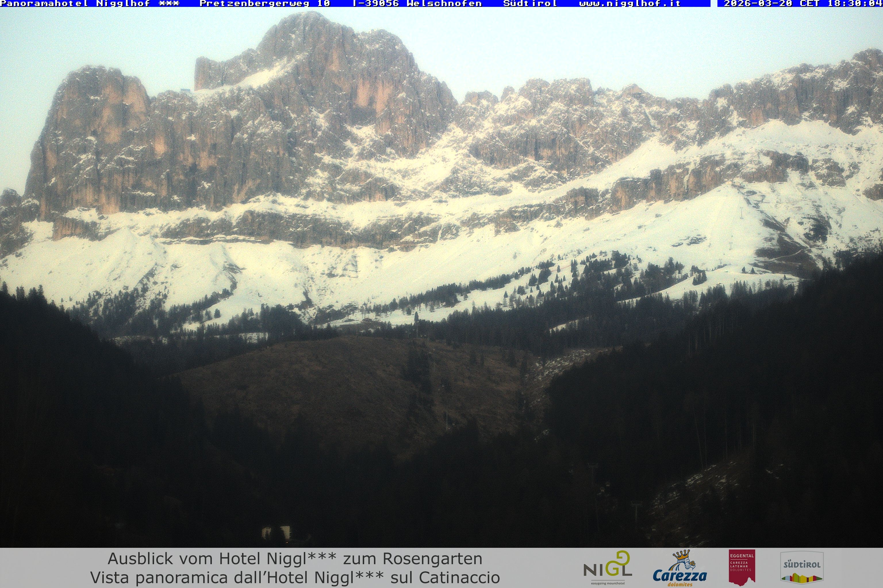 Archived image Webcam Welschnofen: Hotel Nigglhof