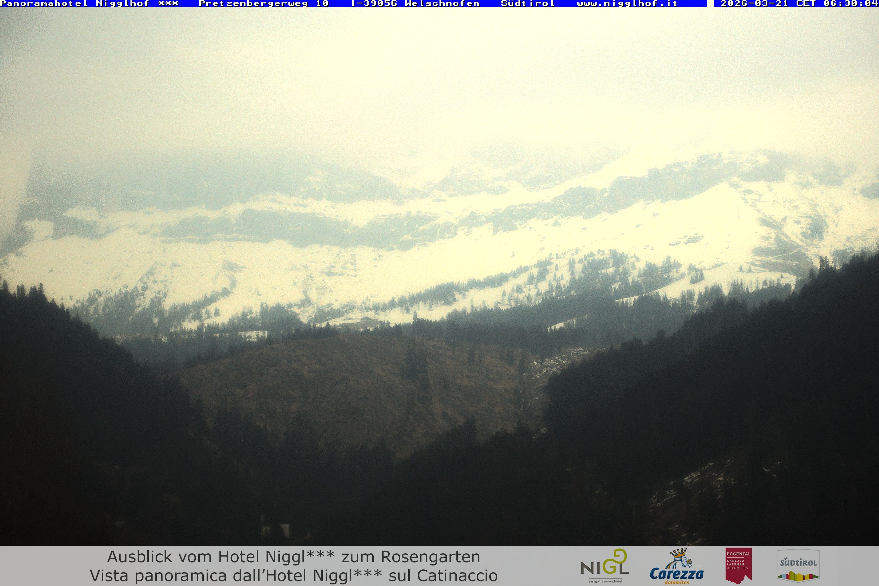 Archiv Foto Webcam Welschnofen: Hotel Nigglhof