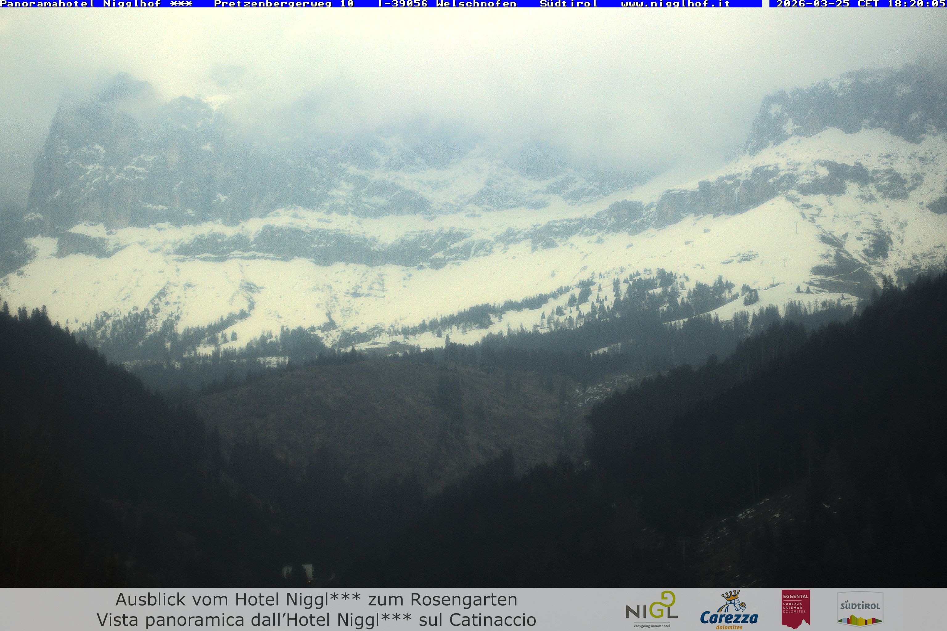 Archiv Foto Webcam Welschnofen: Hotel Nigglhof