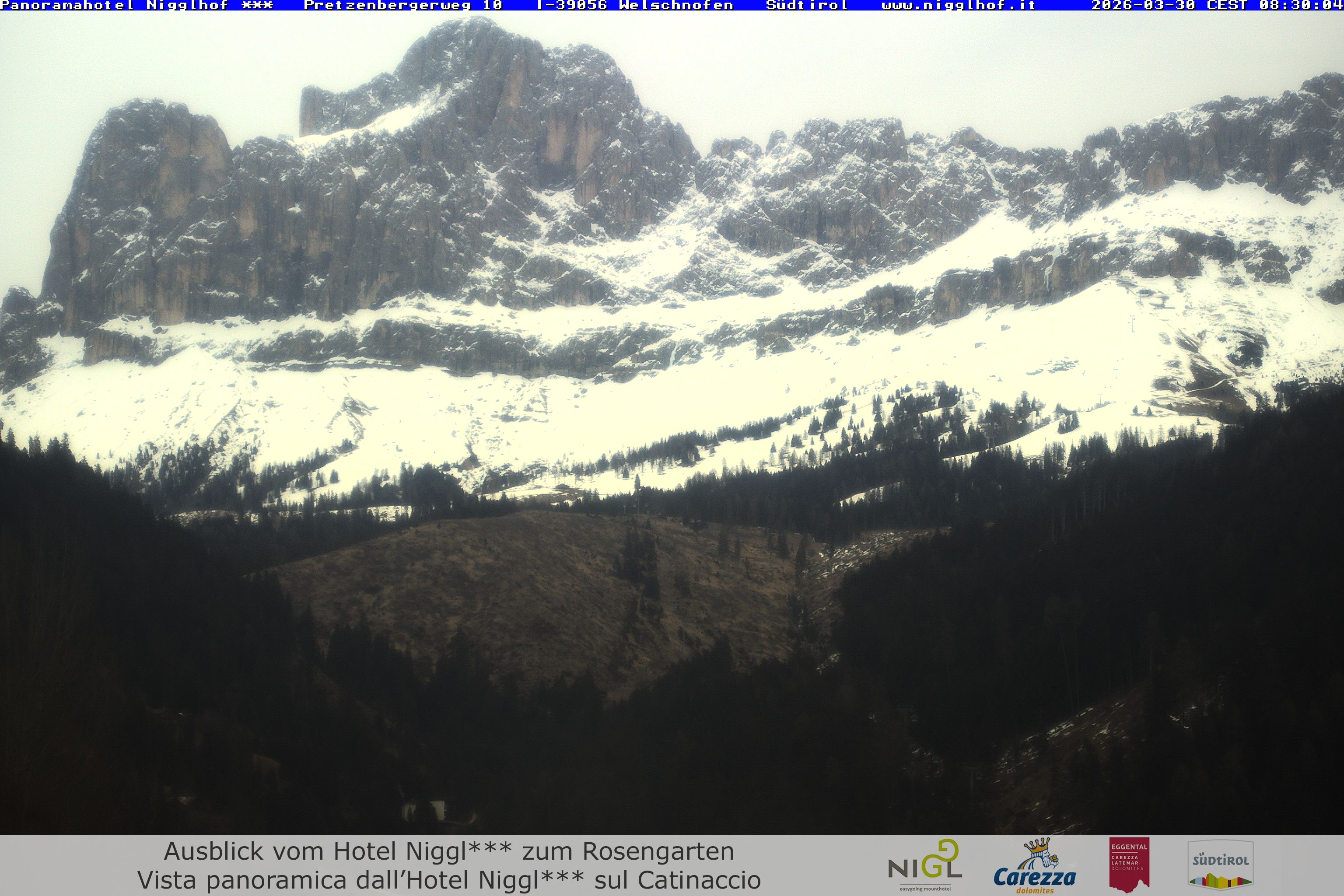 Archived image Webcam Welschnofen: Hotel Nigglhof