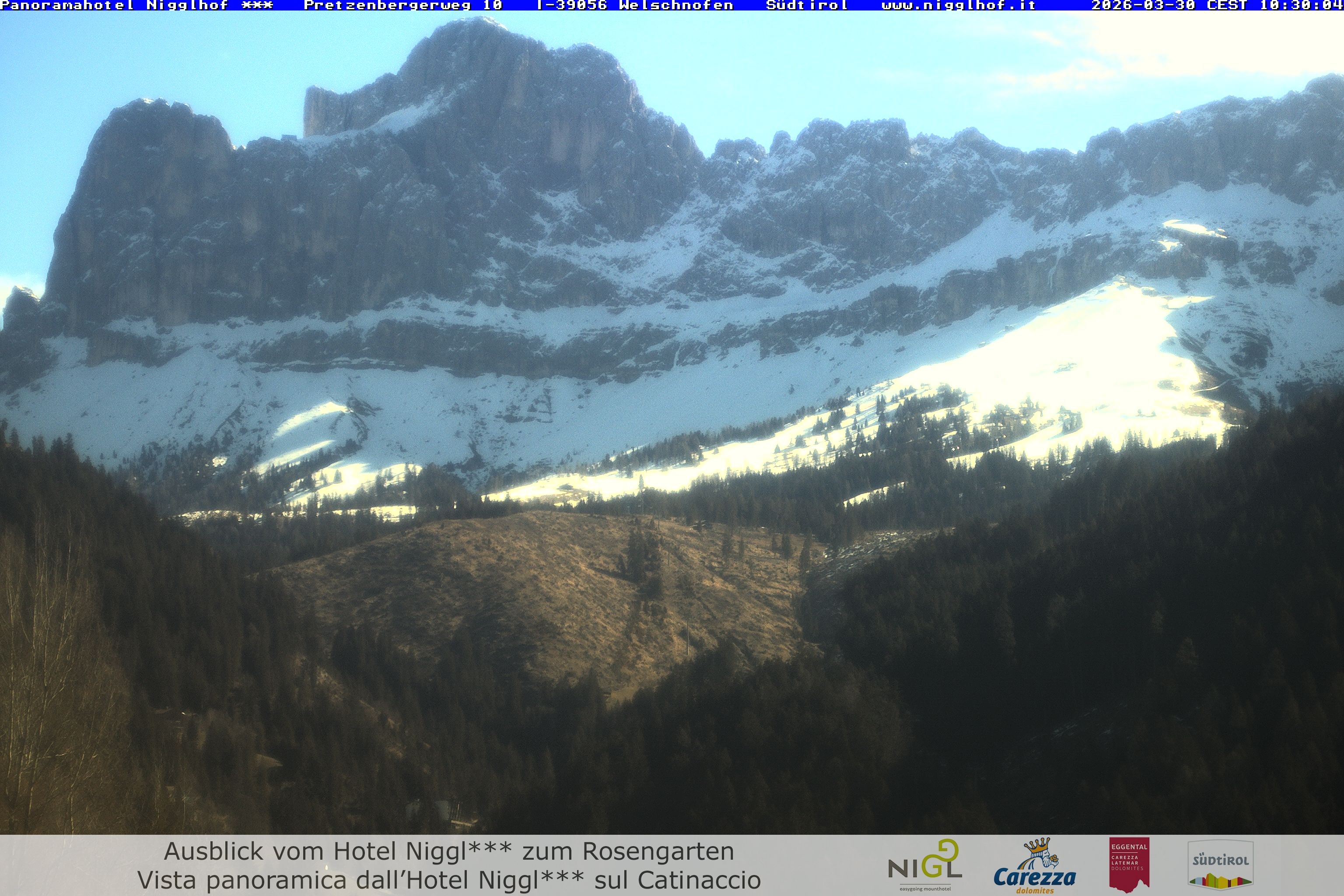 Archived image Webcam Welschnofen: Hotel Nigglhof