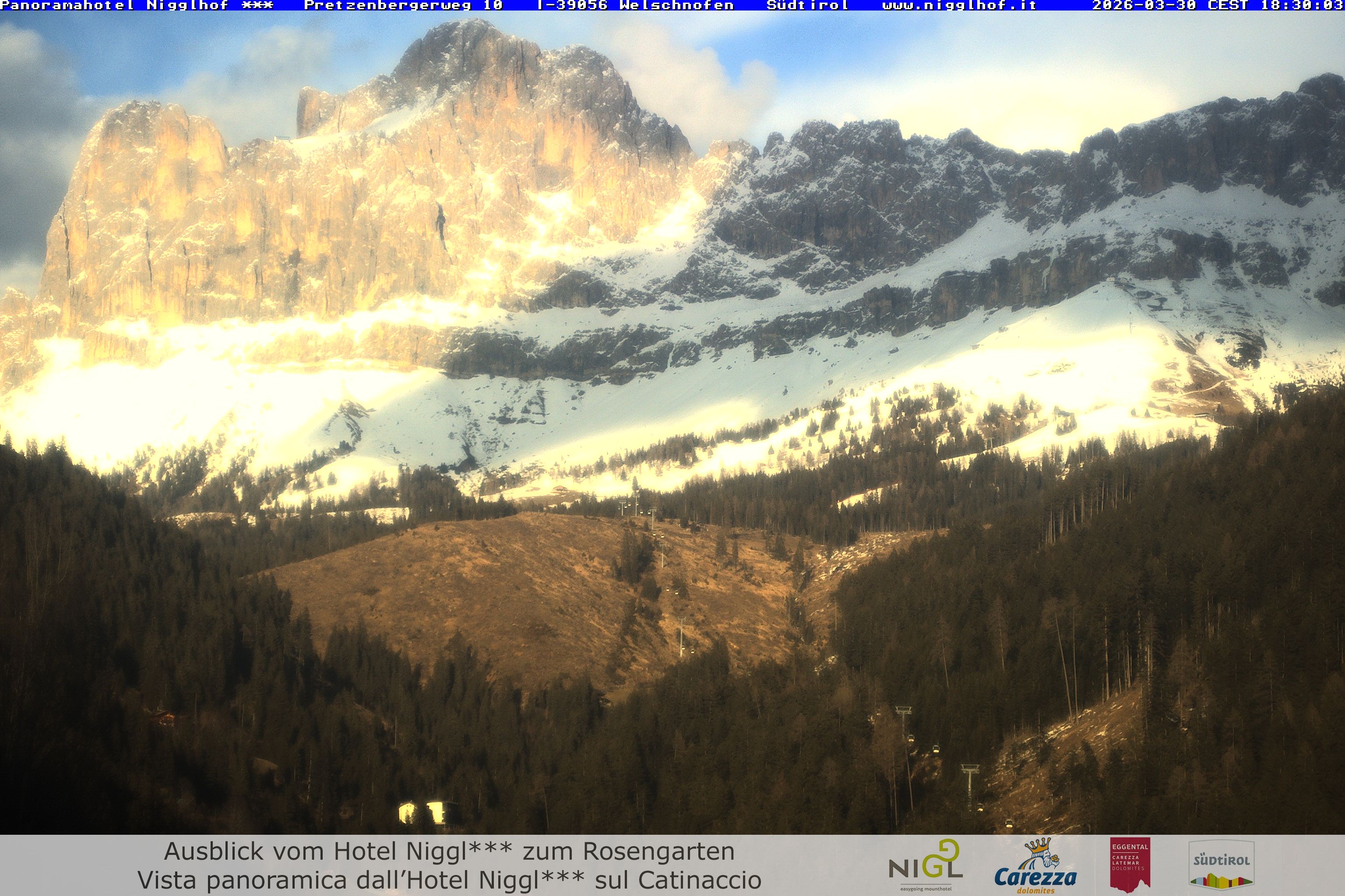 Archiv Foto Webcam Welschnofen: Hotel Nigglhof