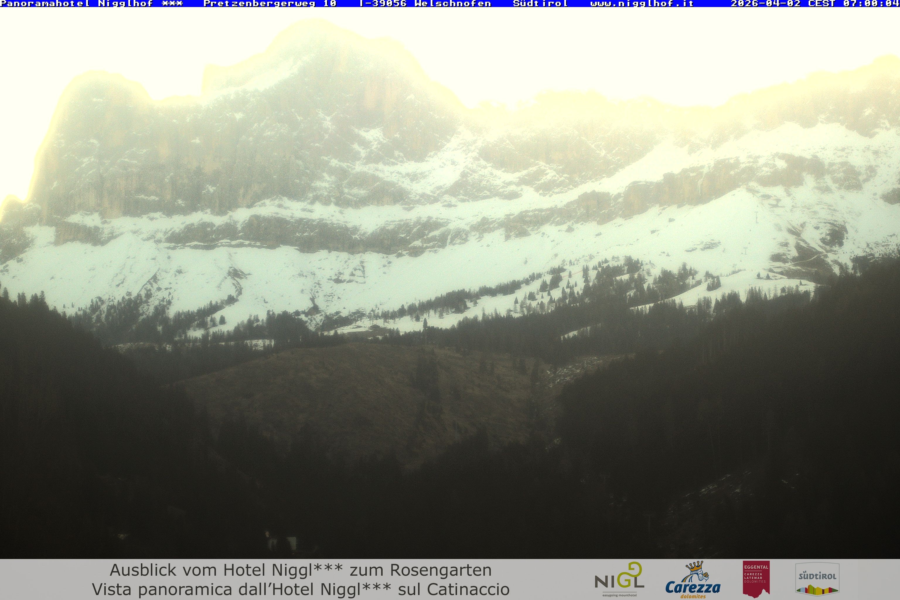 Archiv Foto Webcam Welschnofen: Hotel Nigglhof