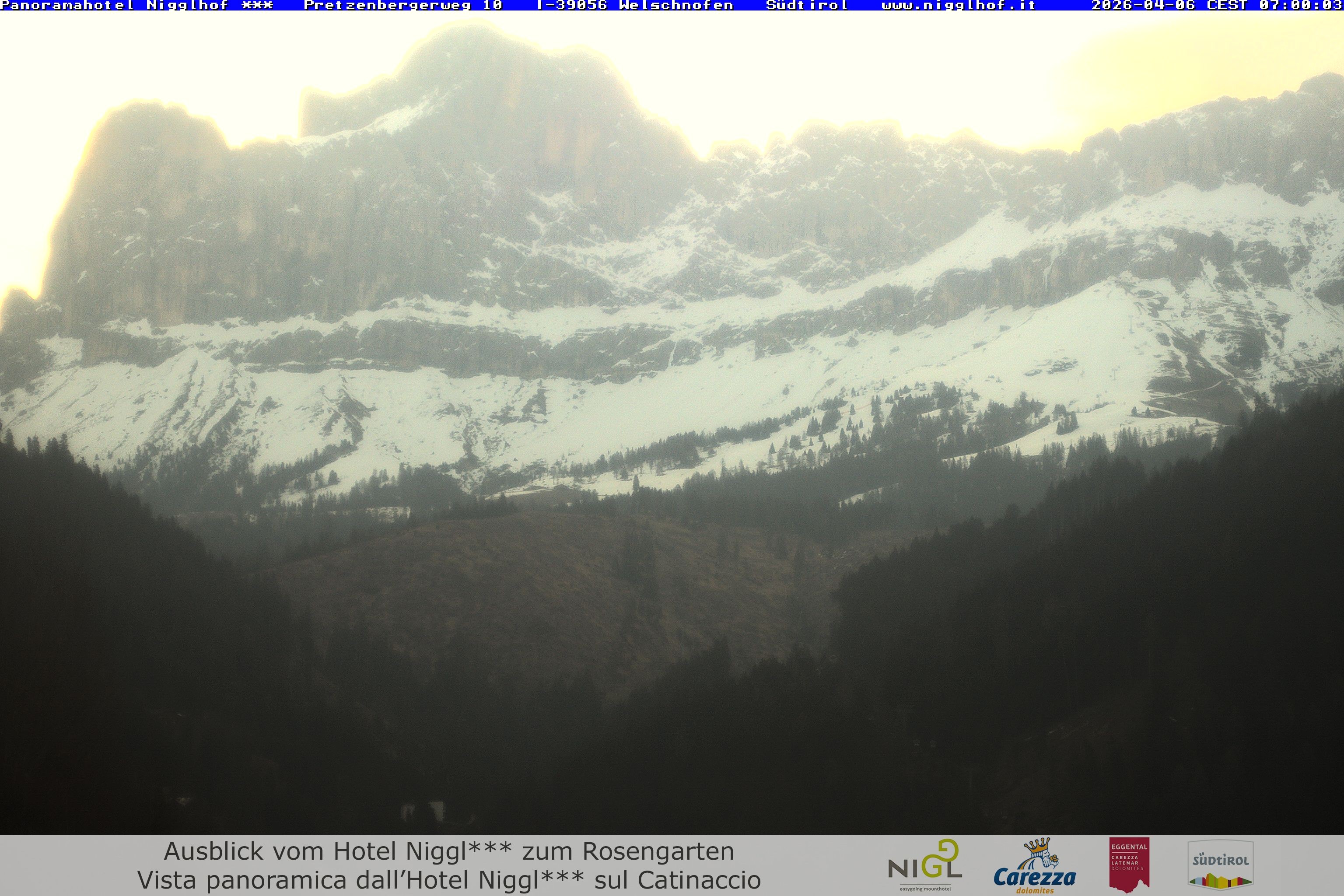 Archiv Foto Webcam Welschnofen: Hotel Nigglhof