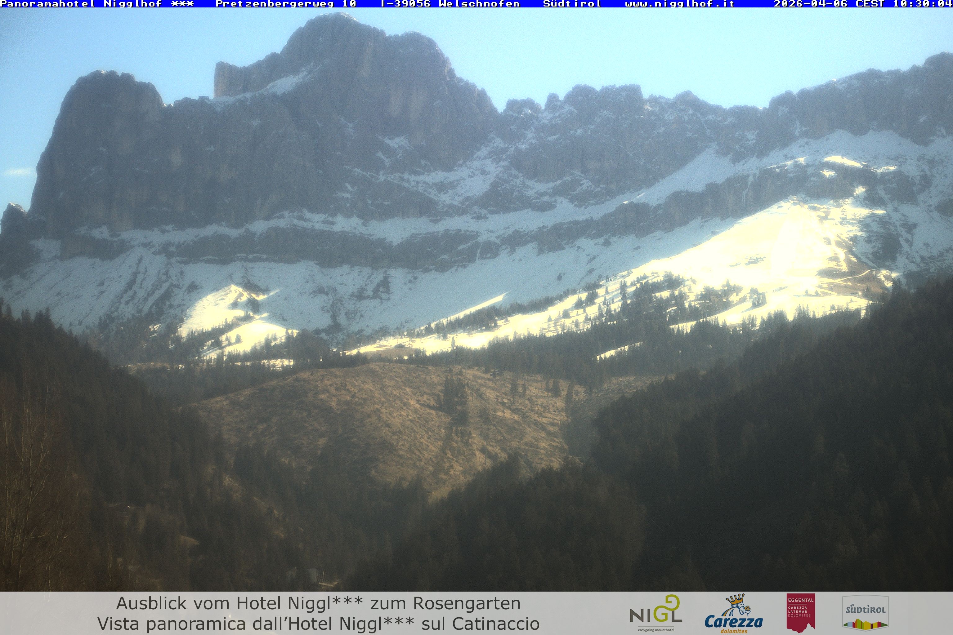 Archiv Foto Webcam Welschnofen: Hotel Nigglhof