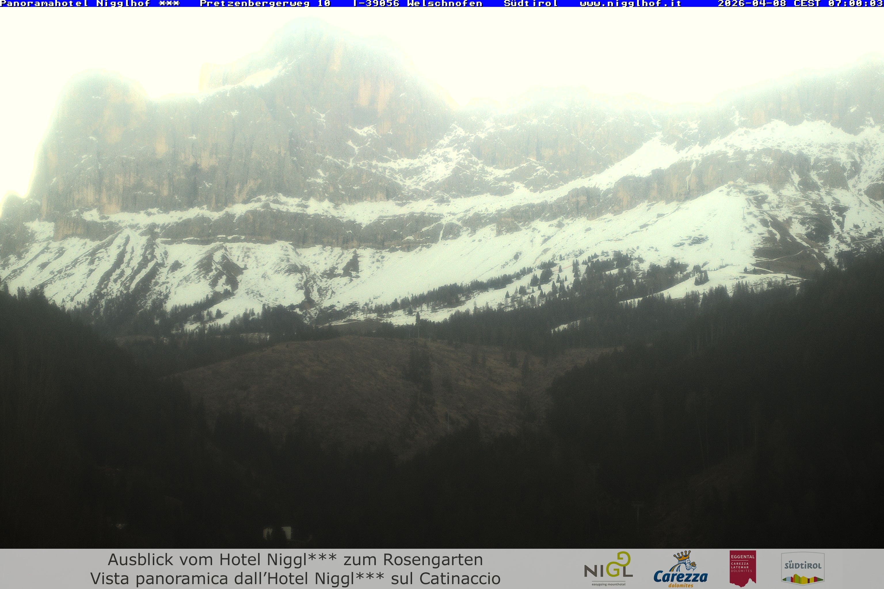 Archiv Foto Webcam Welschnofen: Hotel Nigglhof