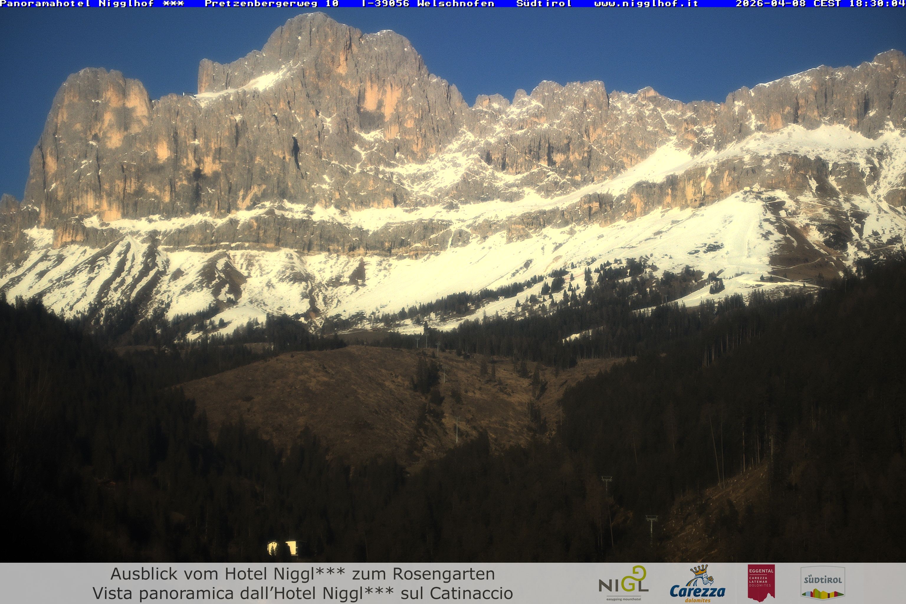 Archiv Foto Webcam Welschnofen: Hotel Nigglhof