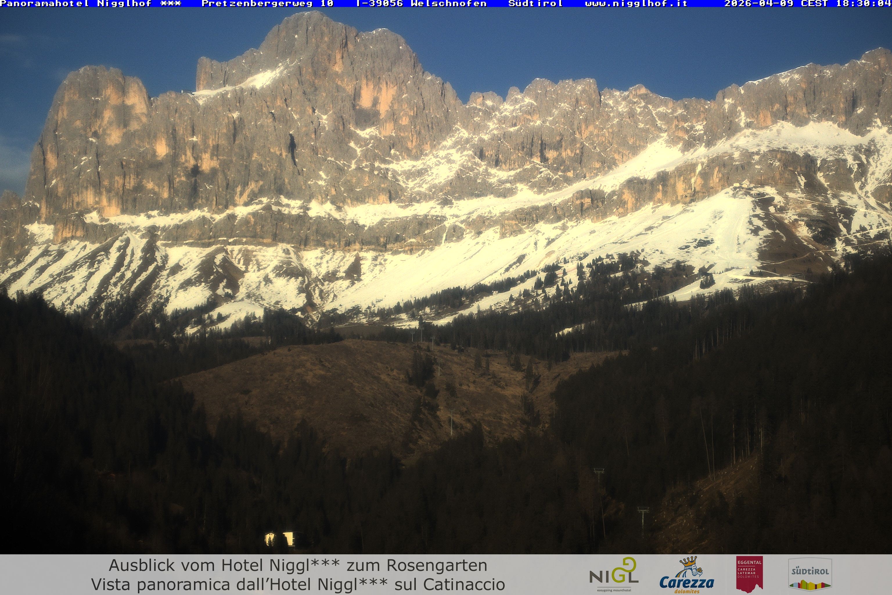 Archived image Webcam Welschnofen: Hotel Nigglhof