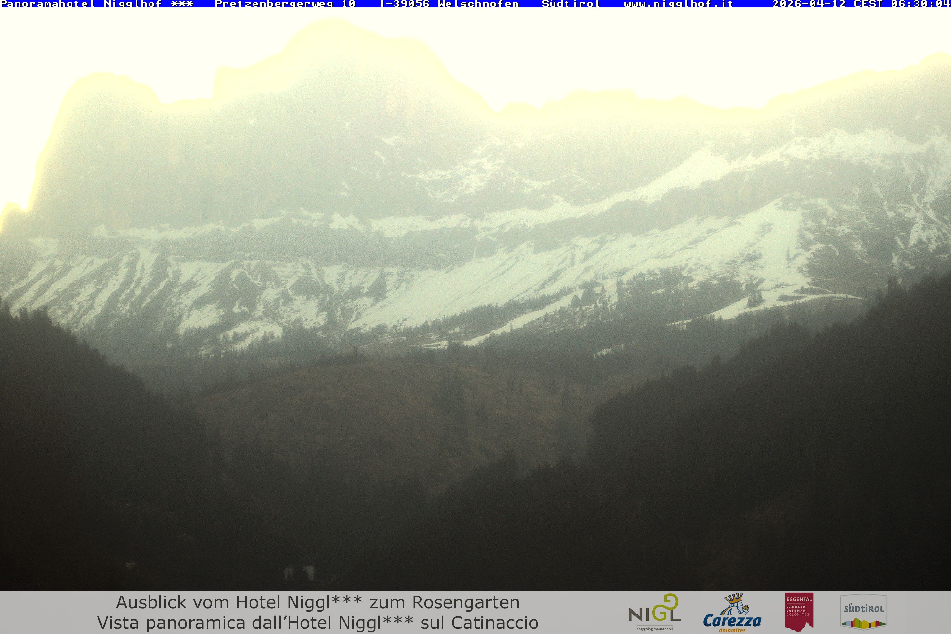 Archiv Foto Webcam Welschnofen: Hotel Nigglhof