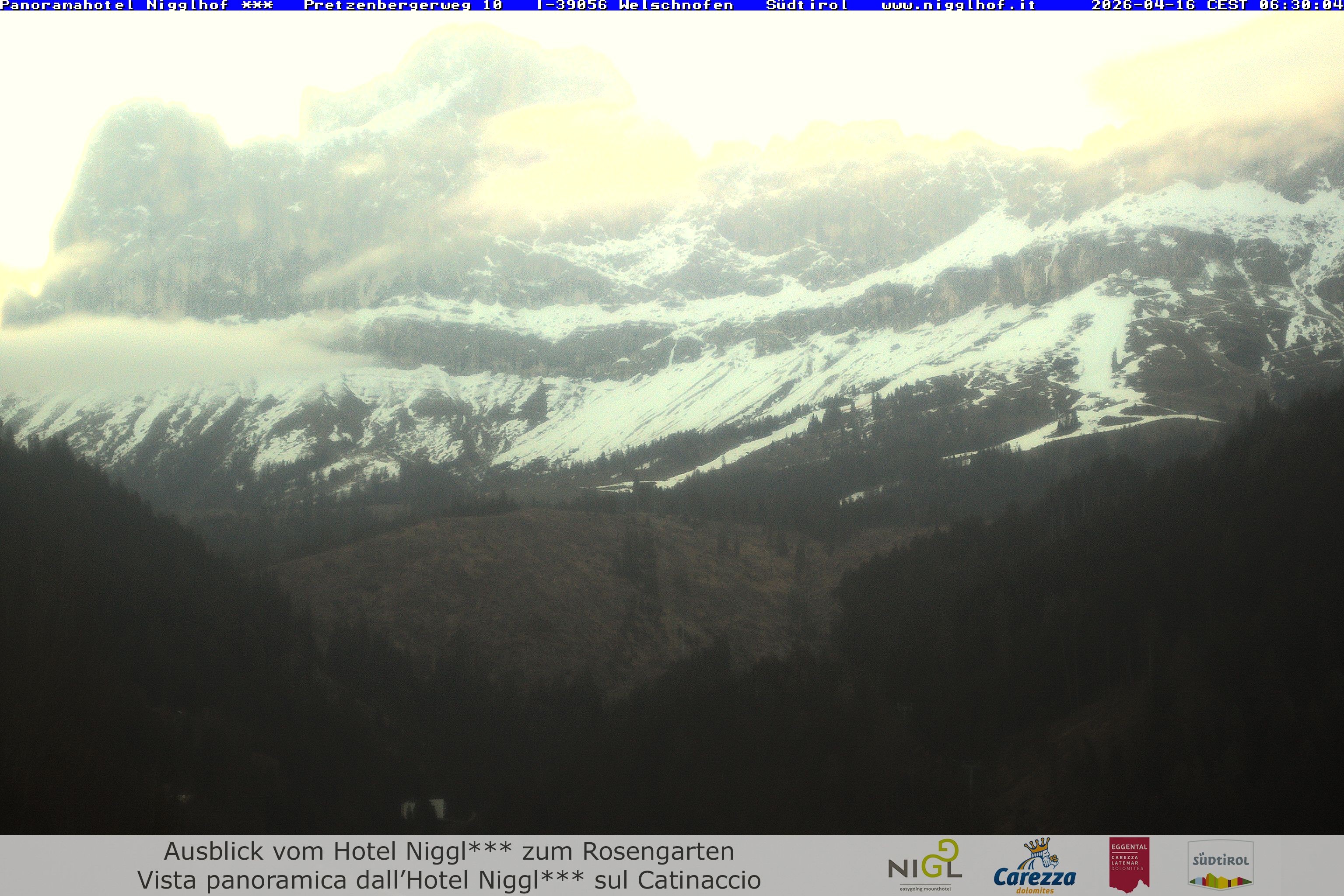 Archived image Webcam Welschnofen: Hotel Nigglhof