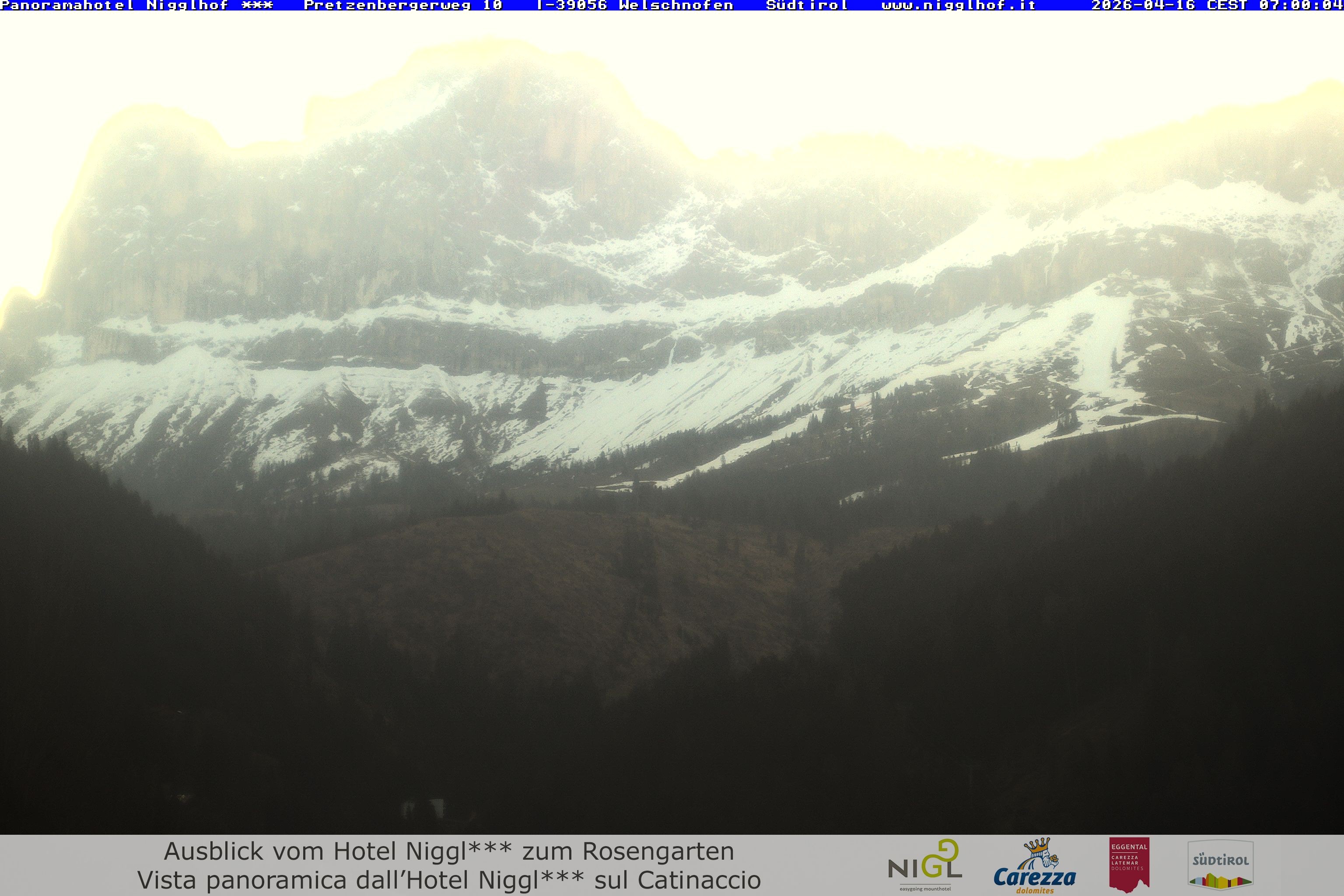Archived image Webcam Welschnofen: Hotel Nigglhof