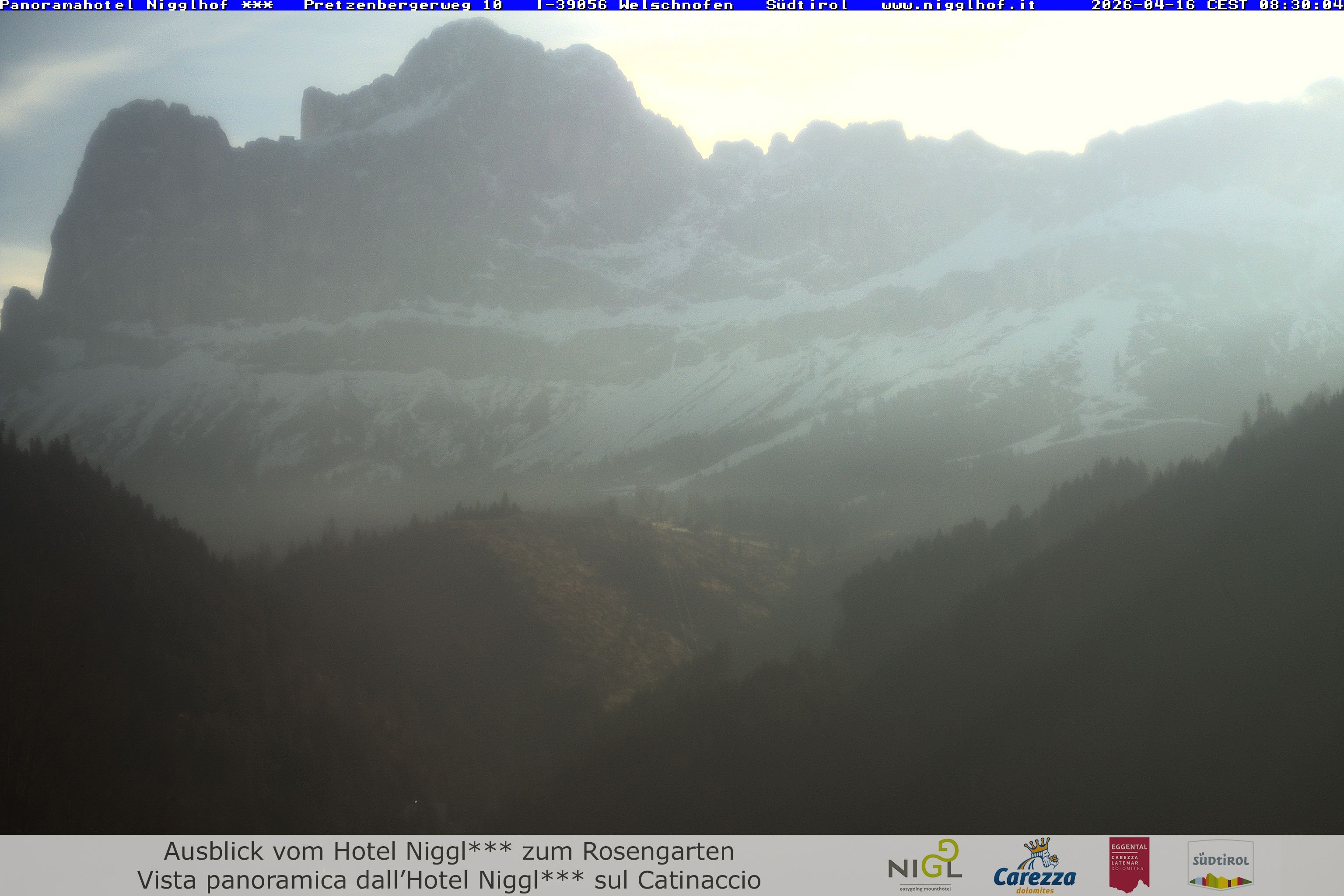Archived image Webcam Welschnofen: Hotel Nigglhof