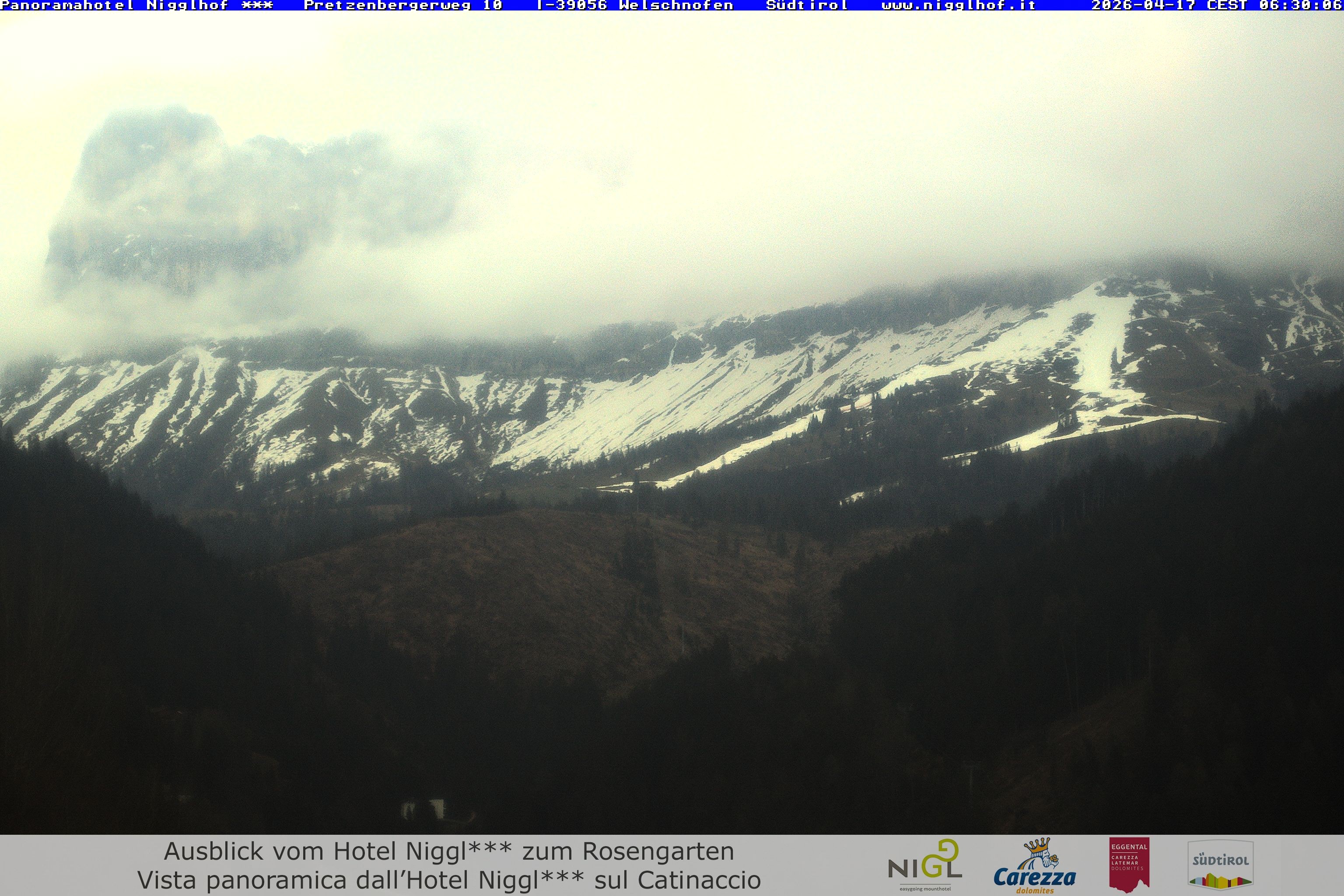 Archived image Webcam Welschnofen: Hotel Nigglhof