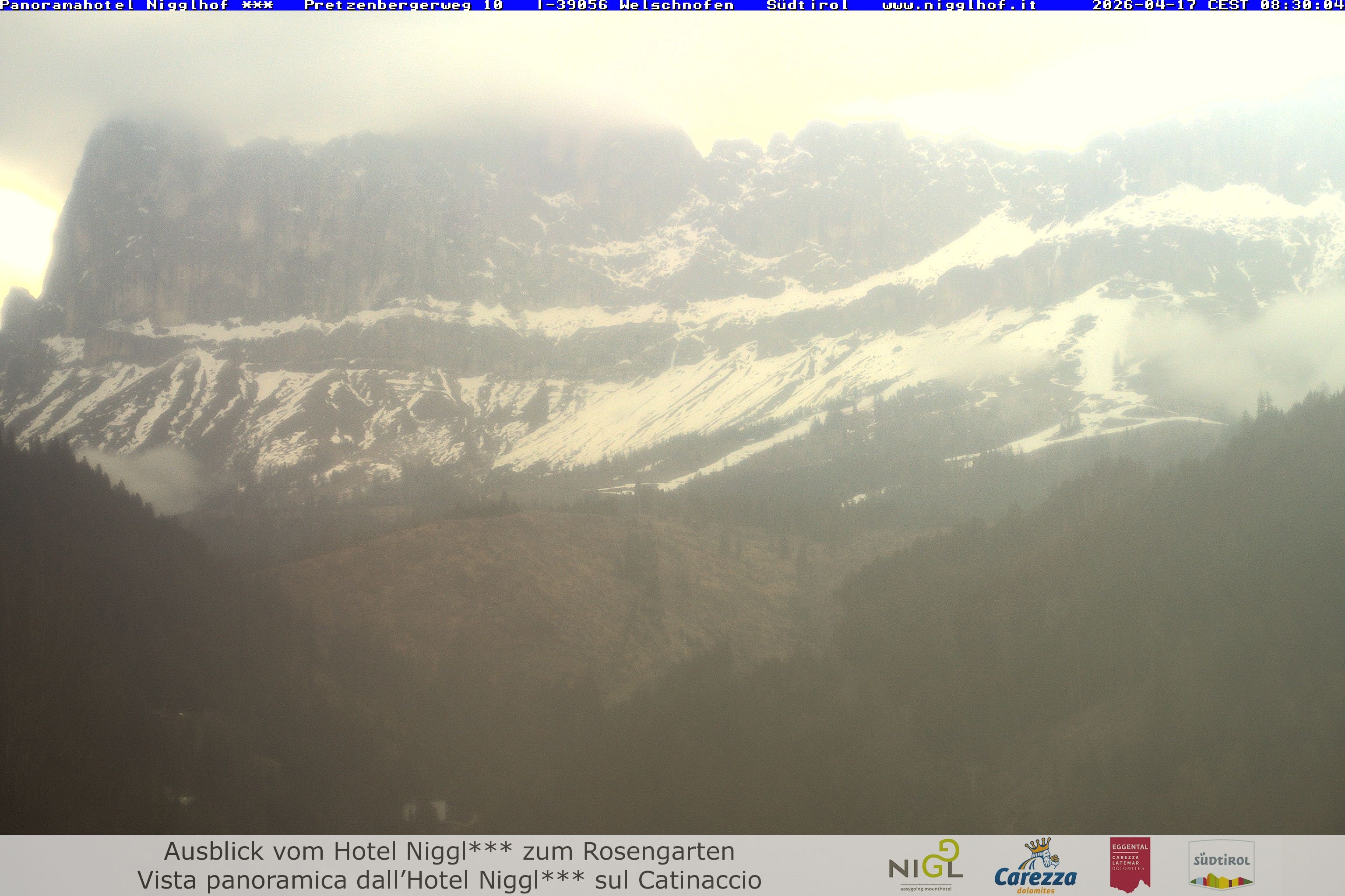 Archived image Webcam Welschnofen: Hotel Nigglhof