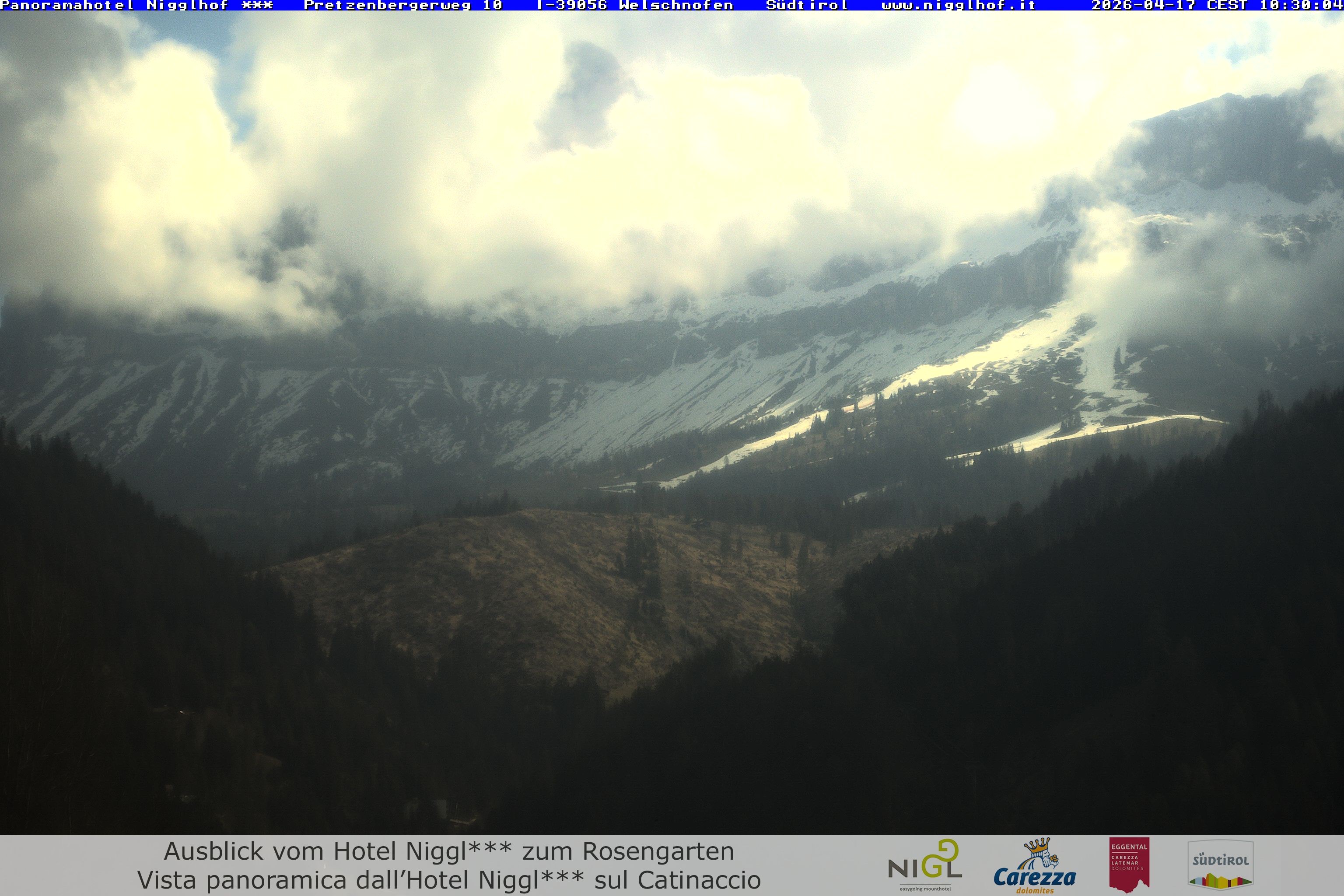 Archived image Webcam Welschnofen: Hotel Nigglhof