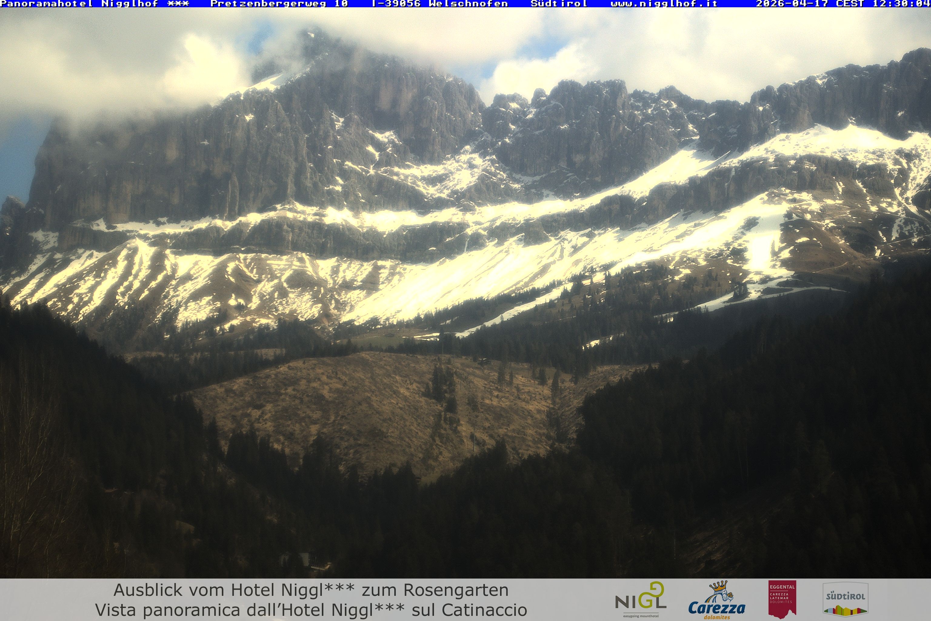 Archived image Webcam Welschnofen: Hotel Nigglhof