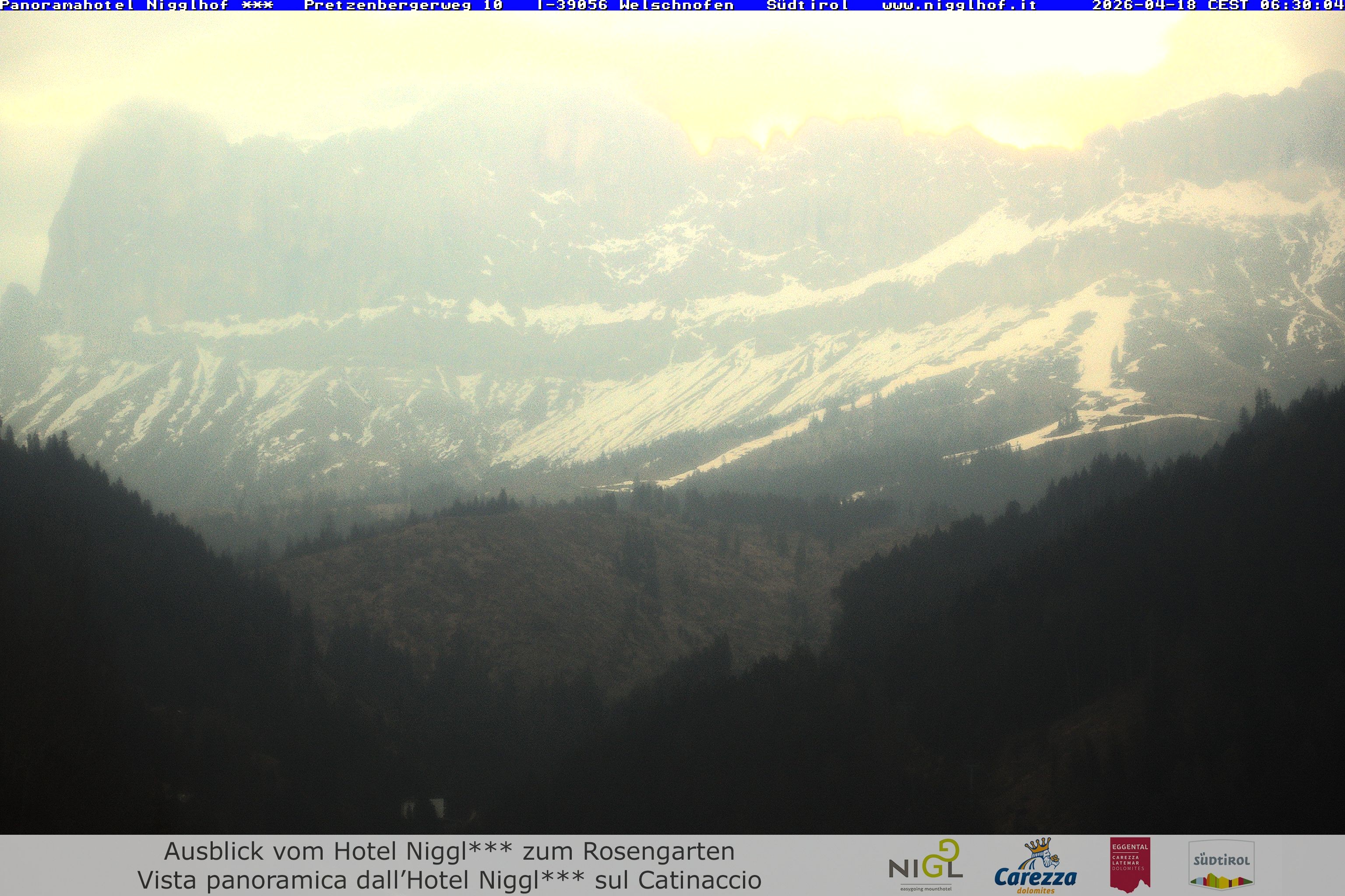 Archiv Foto Webcam Welschnofen: Hotel Nigglhof