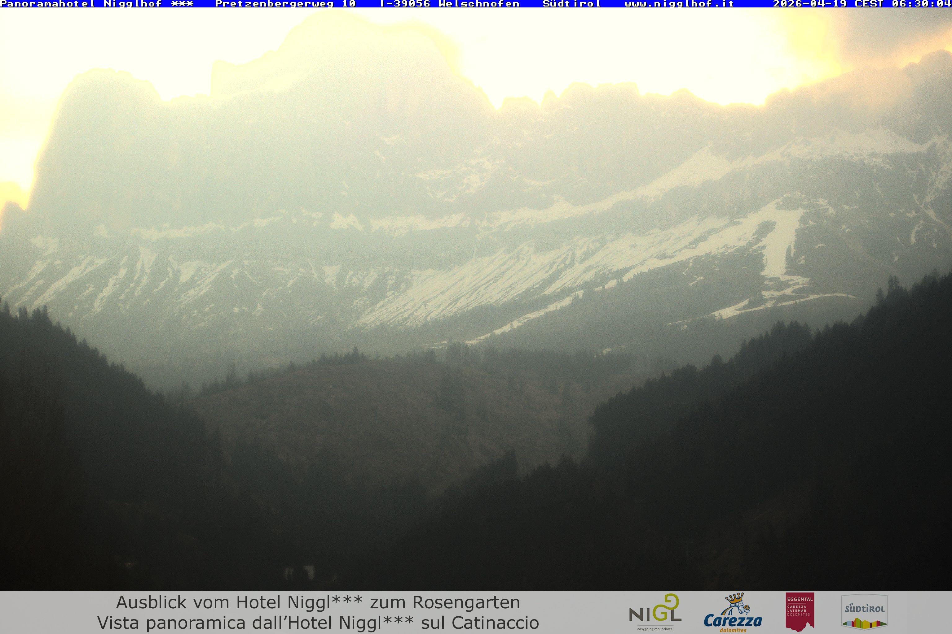 Archiv Foto Webcam Welschnofen: Hotel Nigglhof