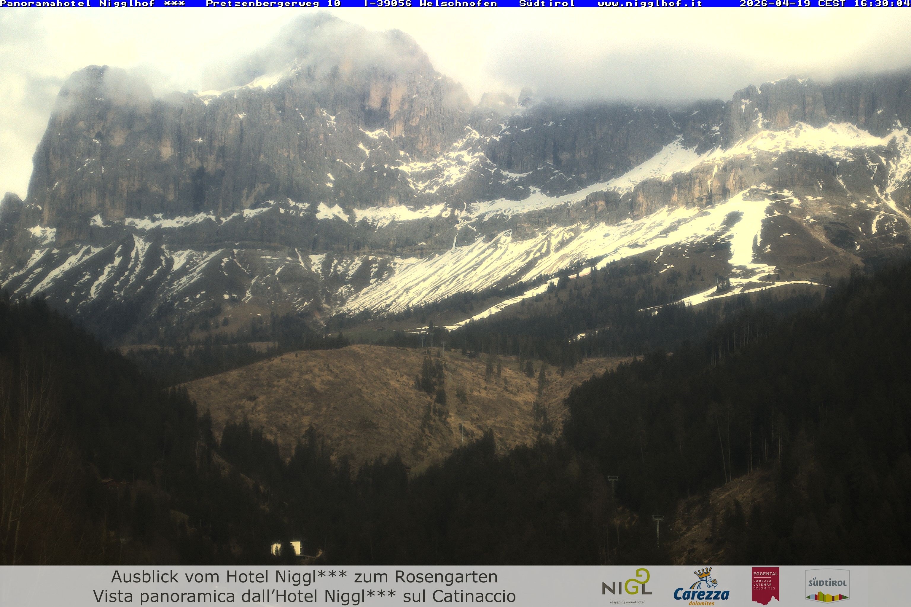 Archiv Foto Webcam Welschnofen: Hotel Nigglhof