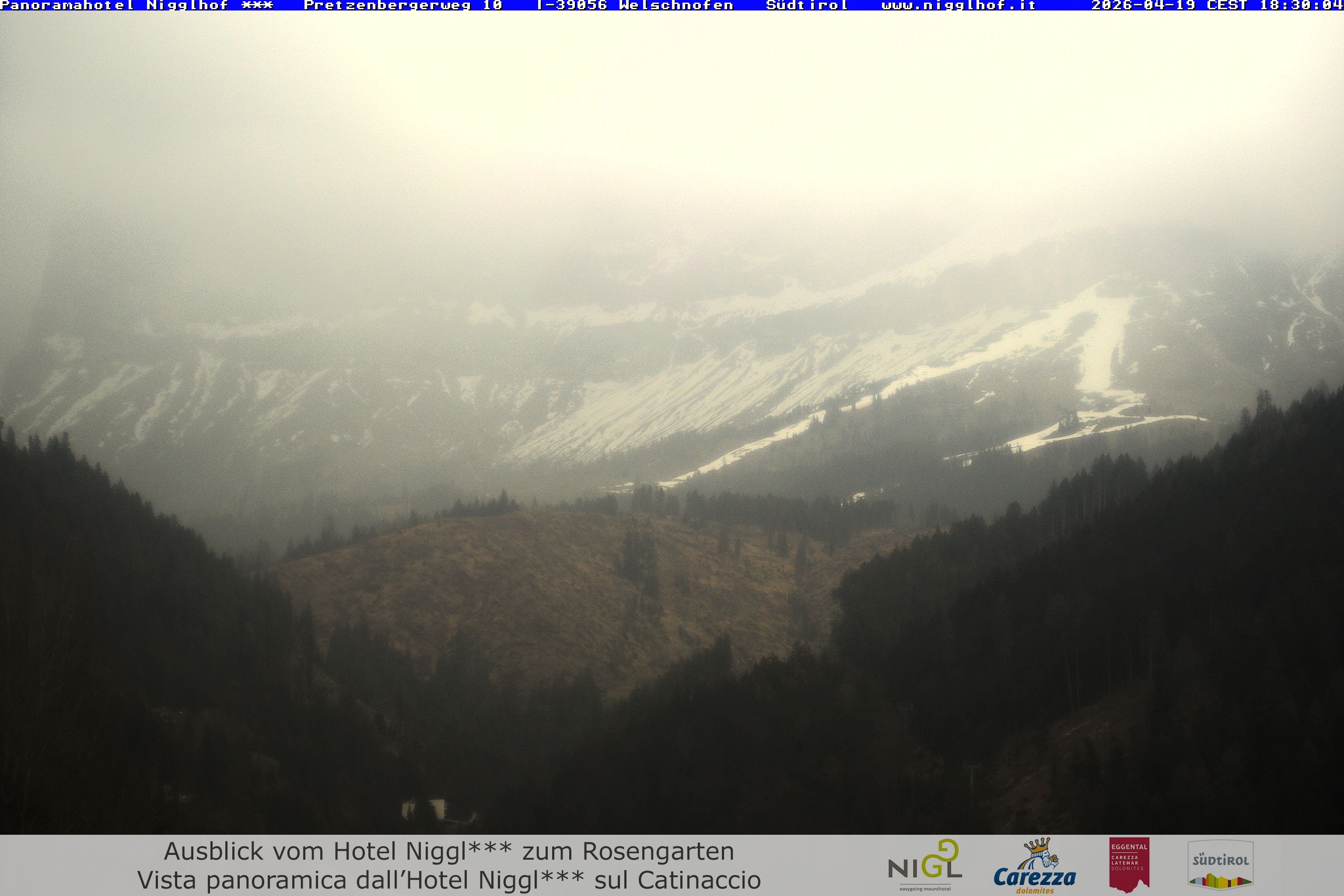 Archiv Foto Webcam Welschnofen: Hotel Nigglhof