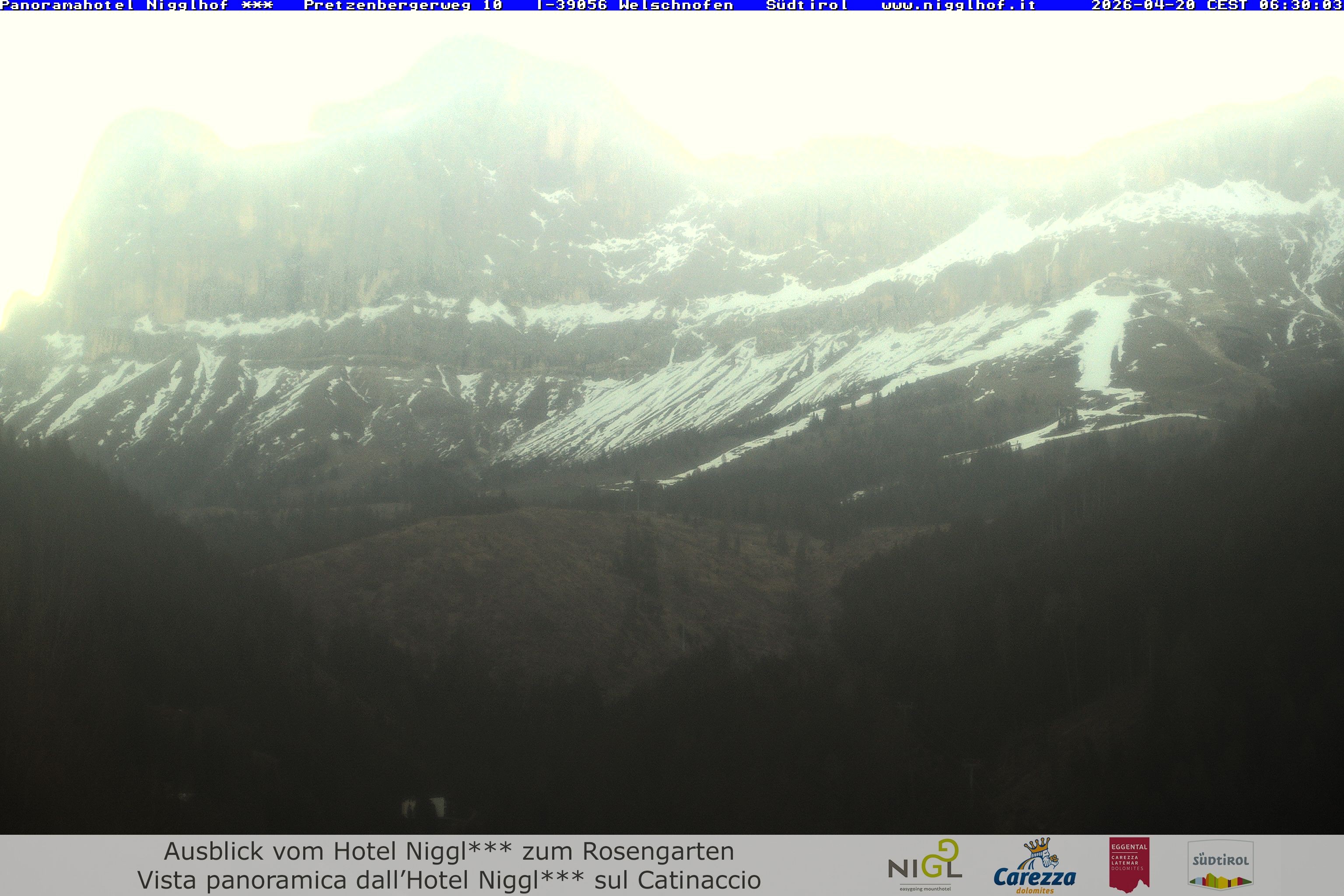 Archived image Webcam Welschnofen: Hotel Nigglhof