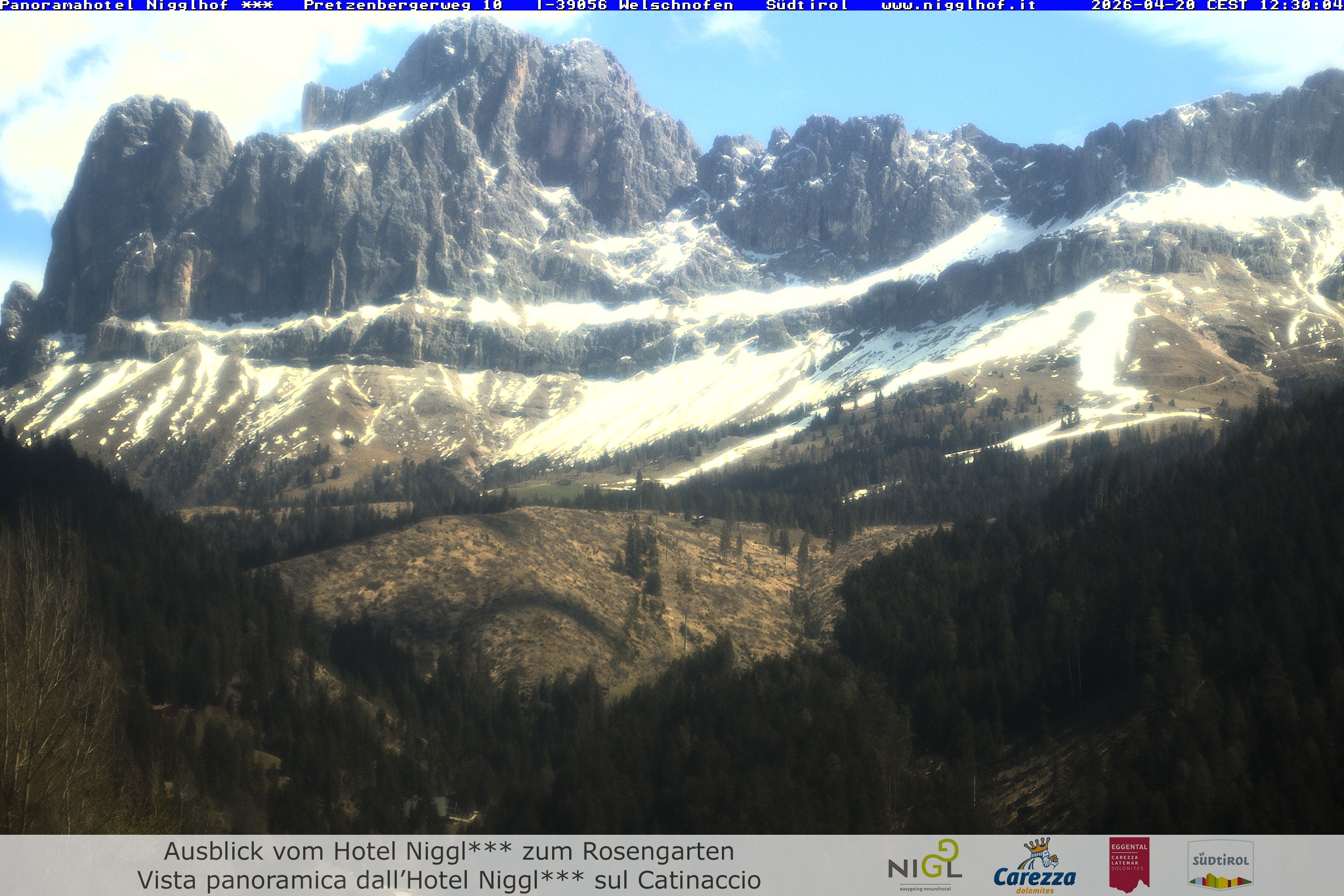 Archiv Foto Webcam Welschnofen: Hotel Nigglhof
