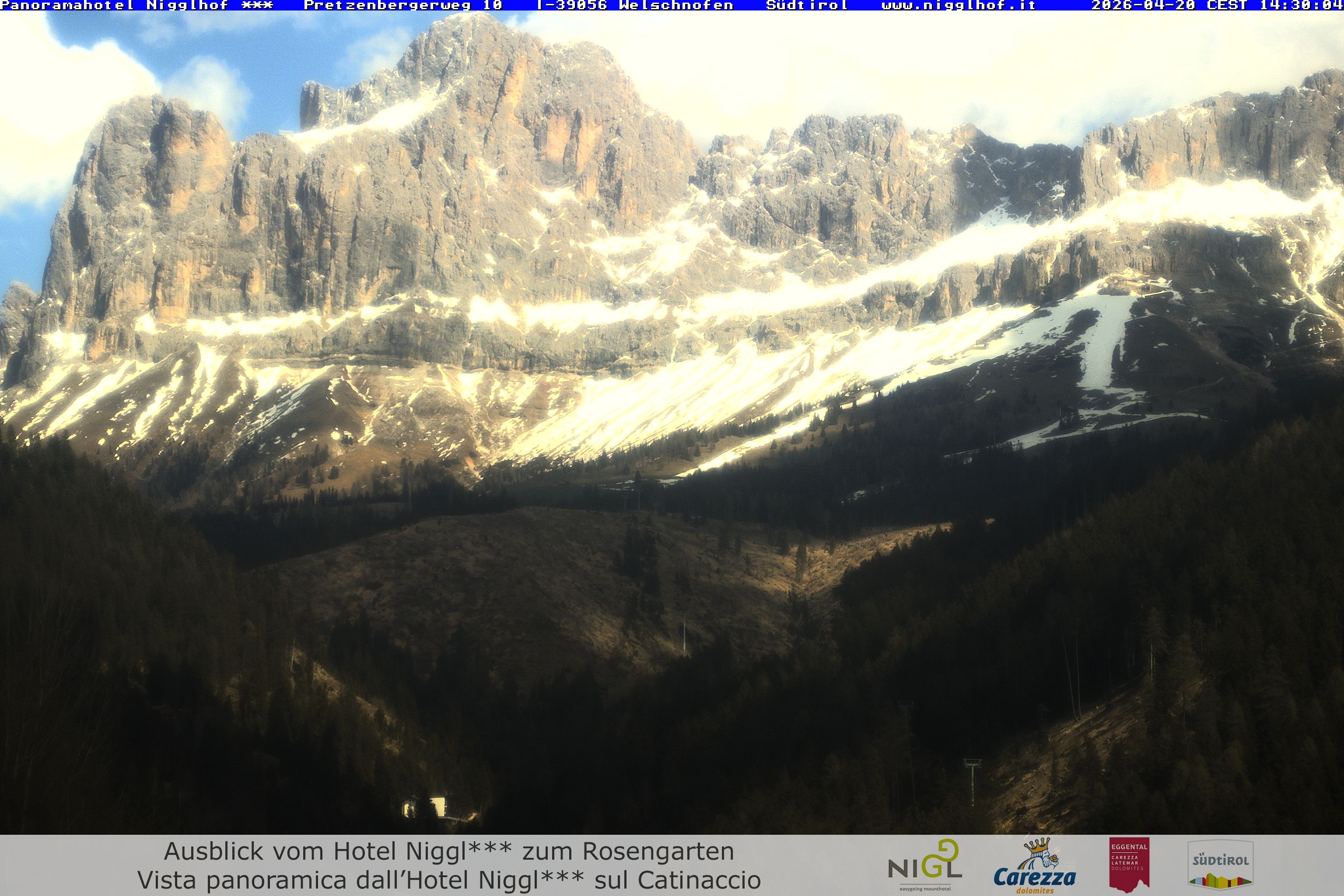Archiv Foto Webcam Welschnofen: Hotel Nigglhof