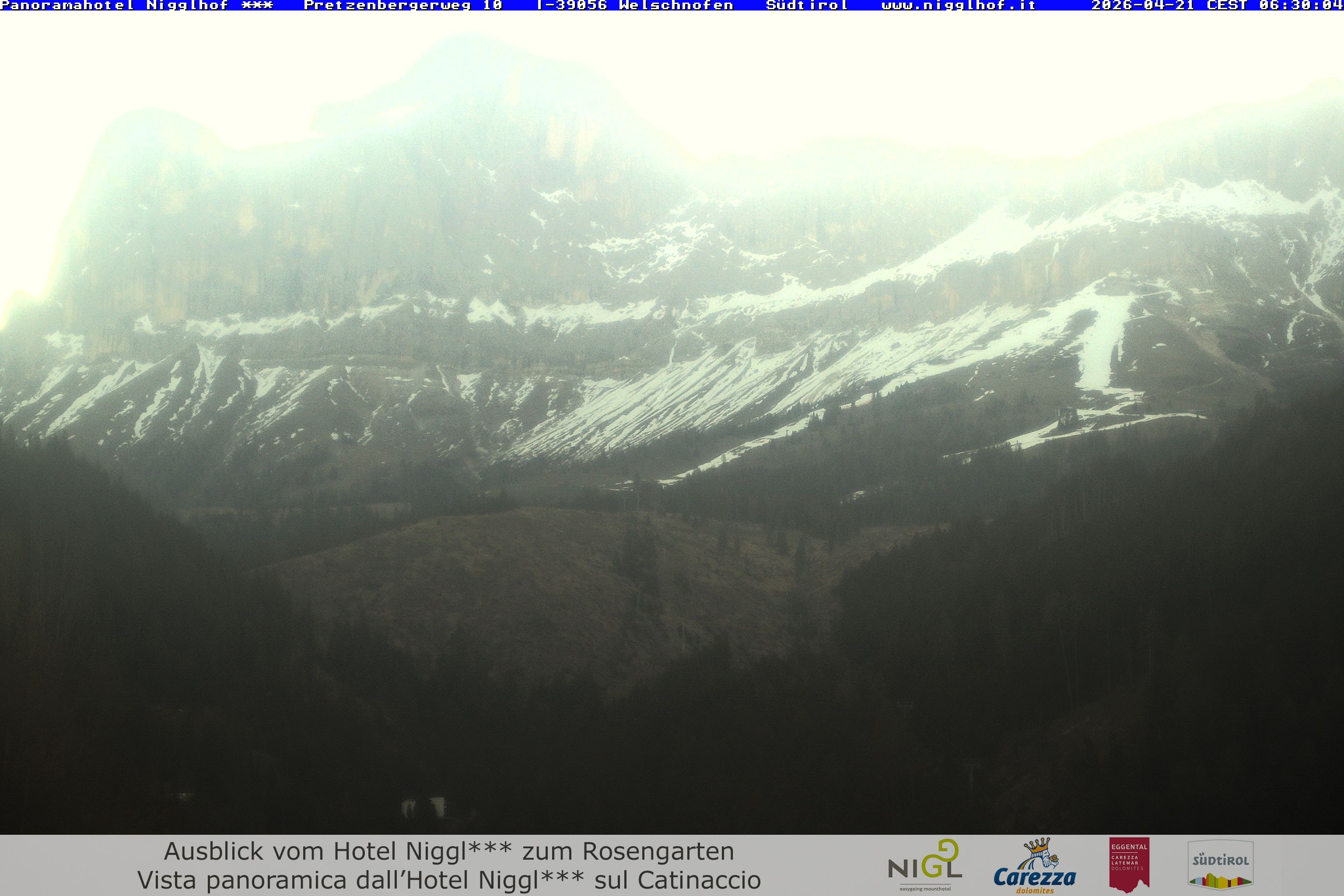 Archived image Webcam Welschnofen: Hotel Nigglhof