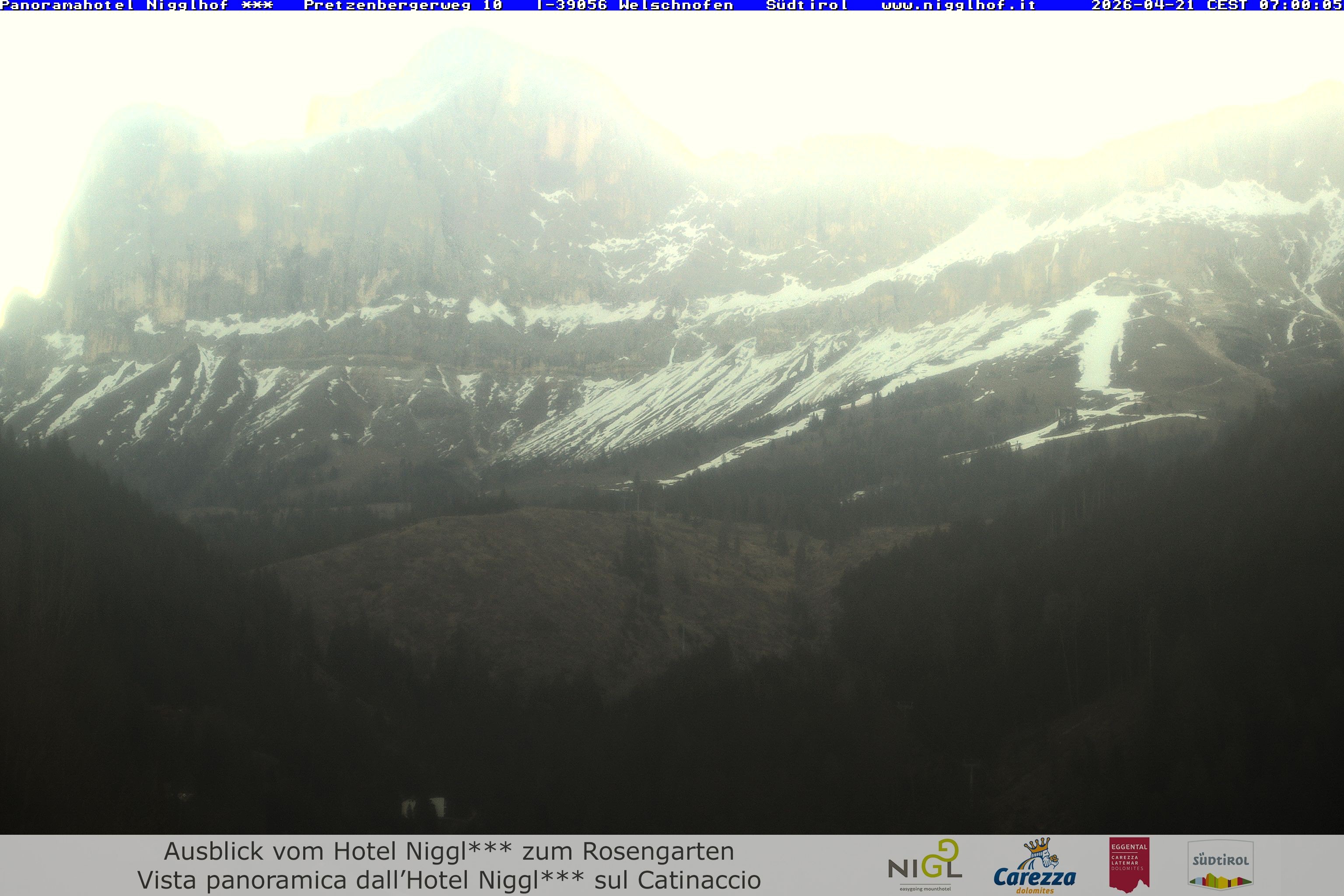 Archived image Webcam Welschnofen: Hotel Nigglhof