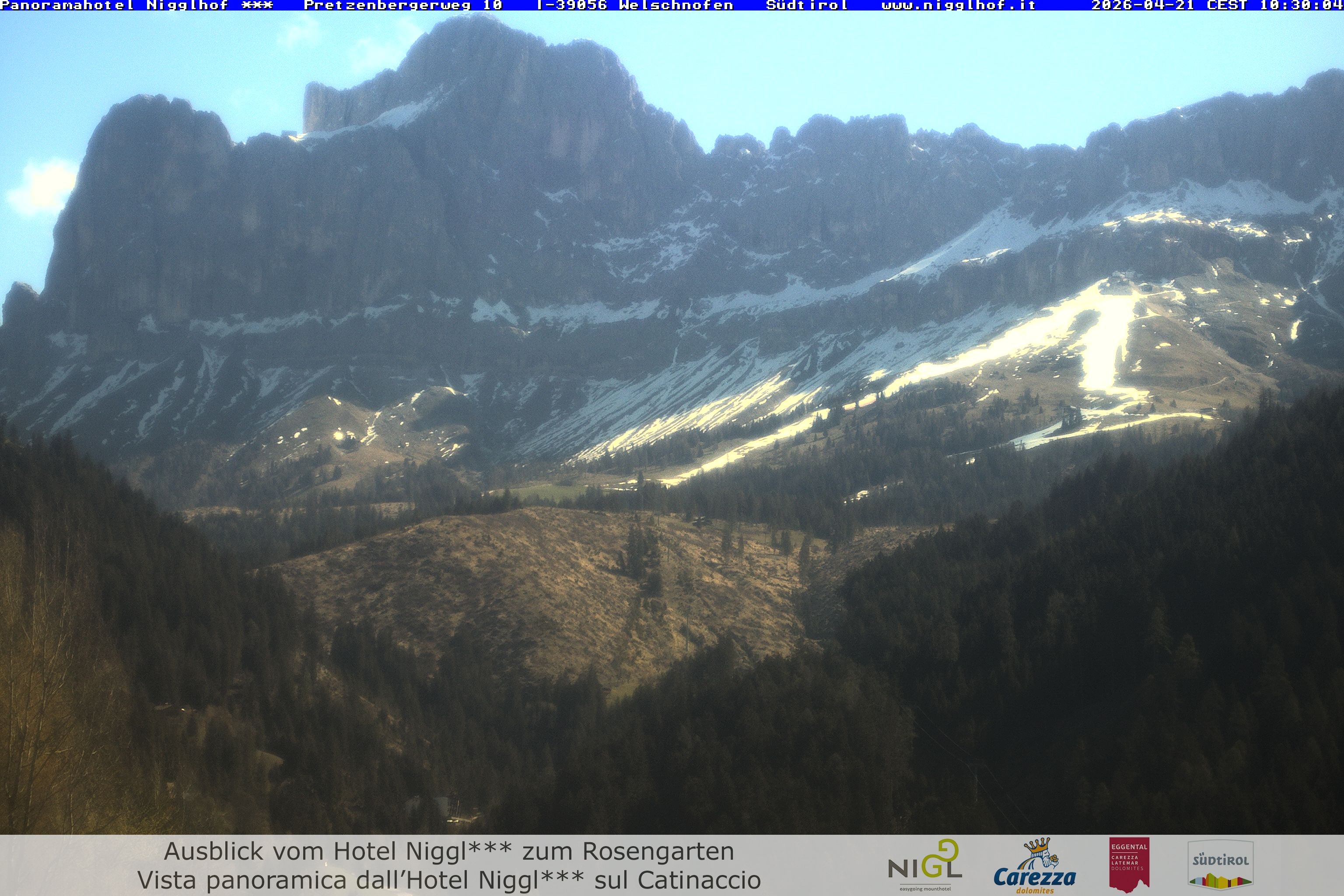 Archiv Foto Webcam Welschnofen: Hotel Nigglhof