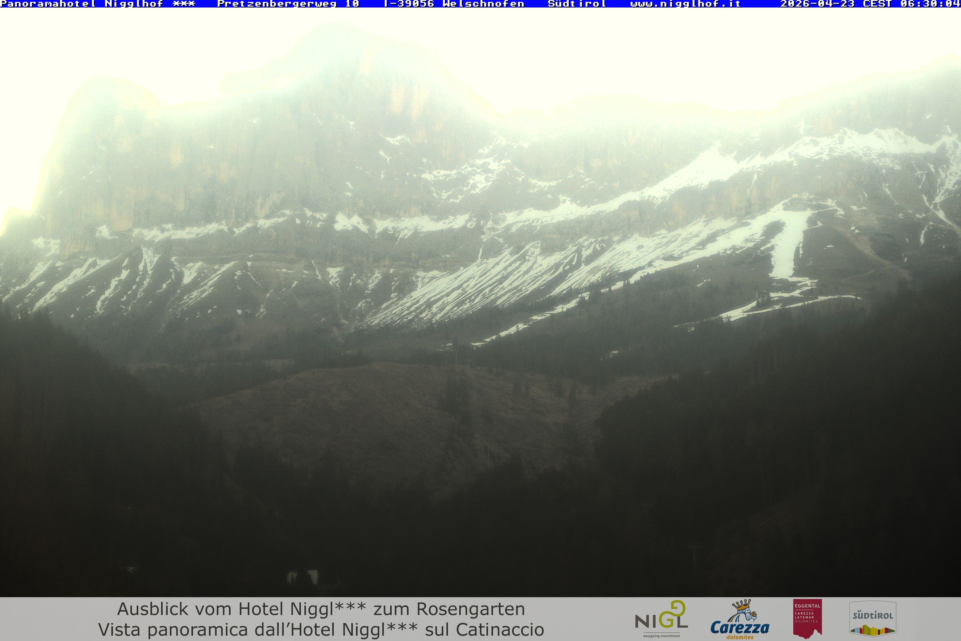 Archiv Foto Webcam Welschnofen: Hotel Nigglhof