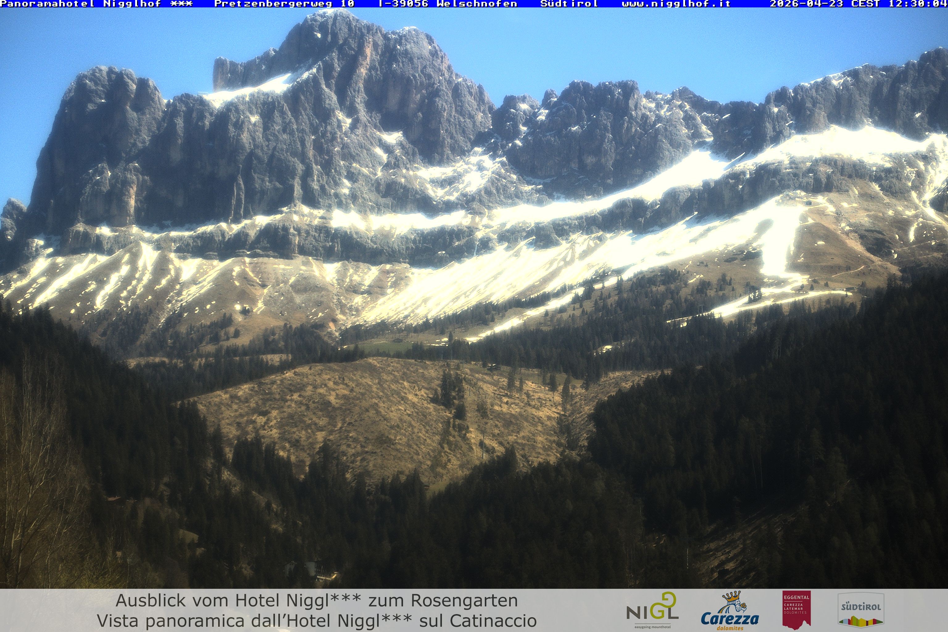 Archiv Foto Webcam Welschnofen: Hotel Nigglhof