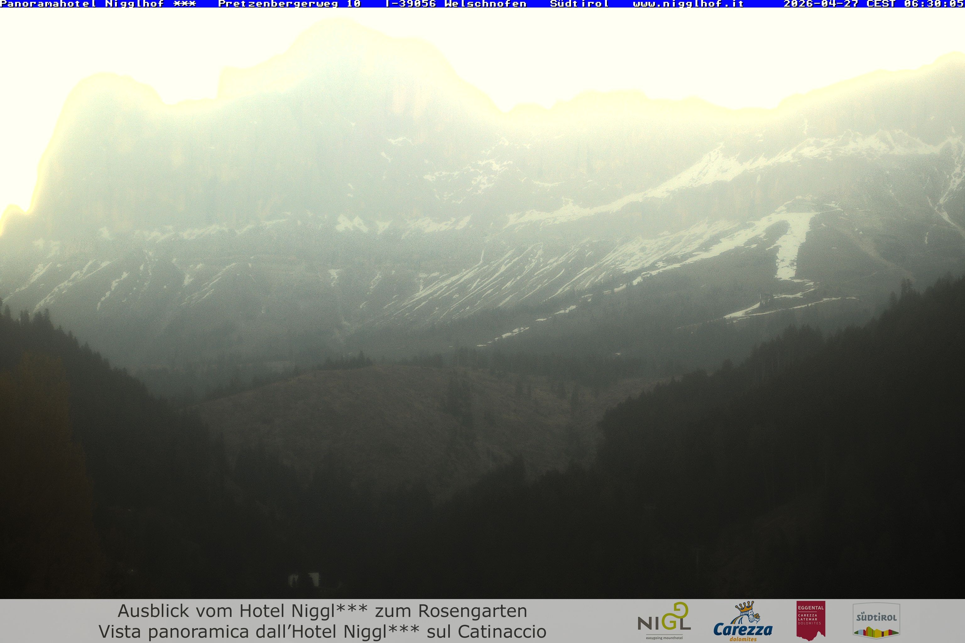 Archived image Webcam Welschnofen: Hotel Nigglhof