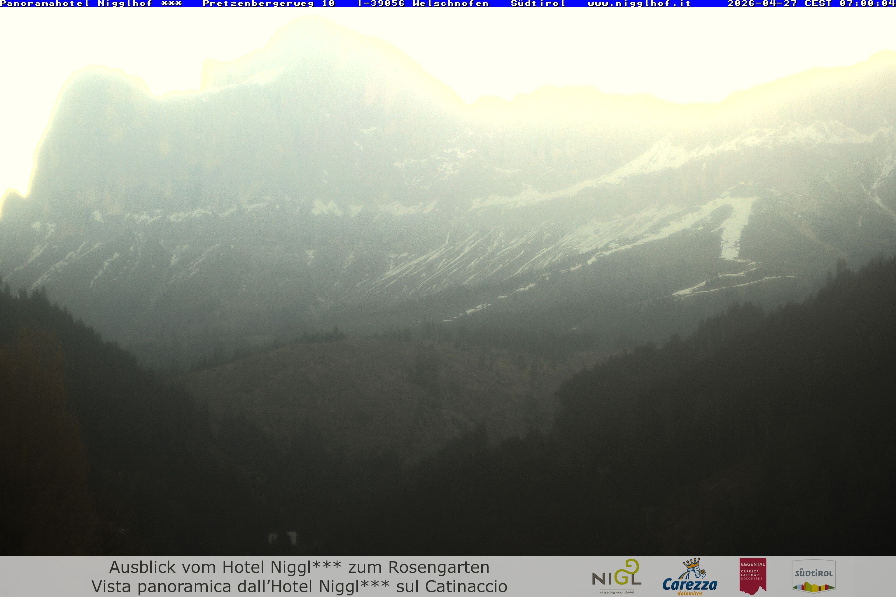 Archived image Webcam Welschnofen: Hotel Nigglhof