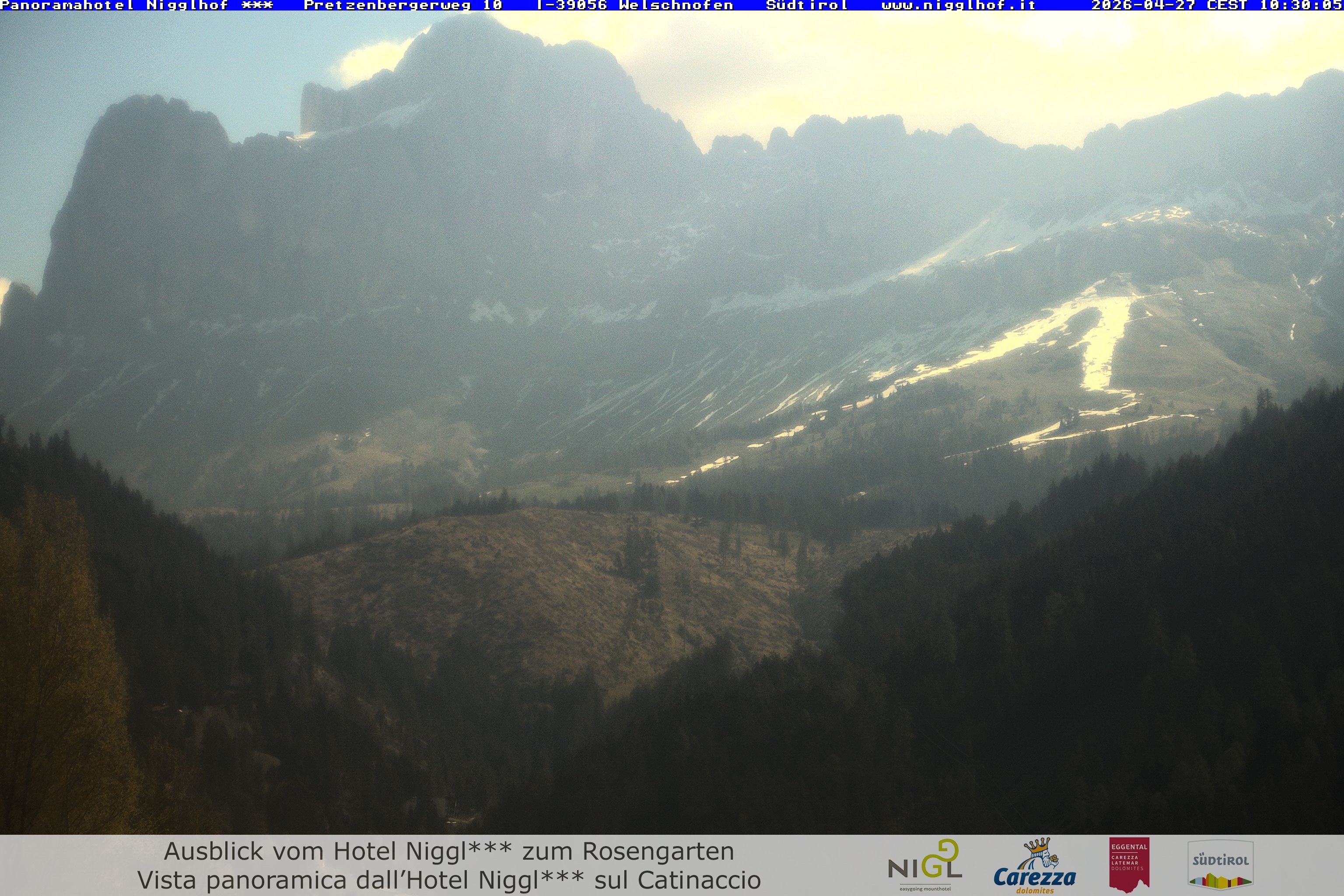 Archived image Webcam Welschnofen: Hotel Nigglhof