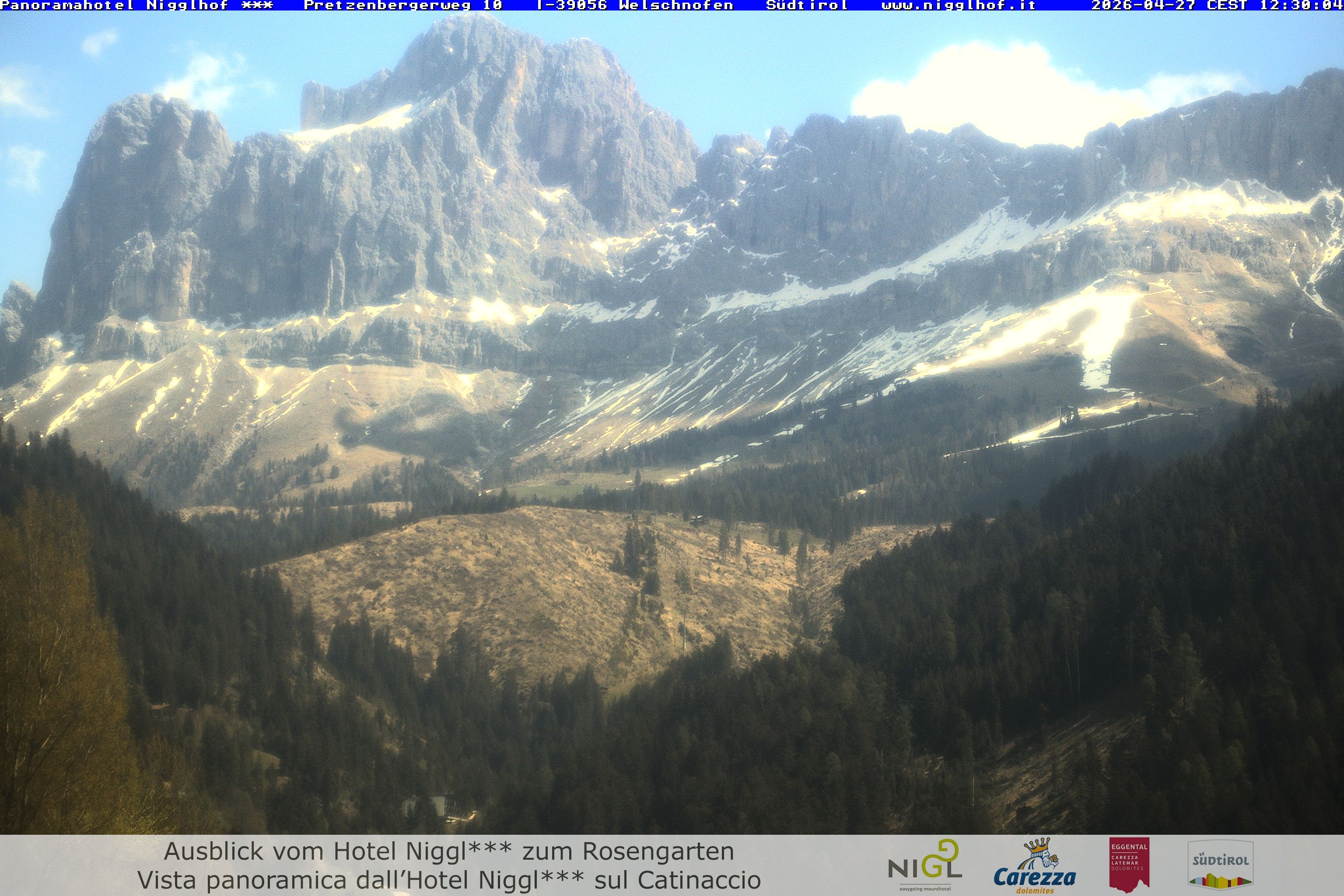 Archived image Webcam Welschnofen: Hotel Nigglhof