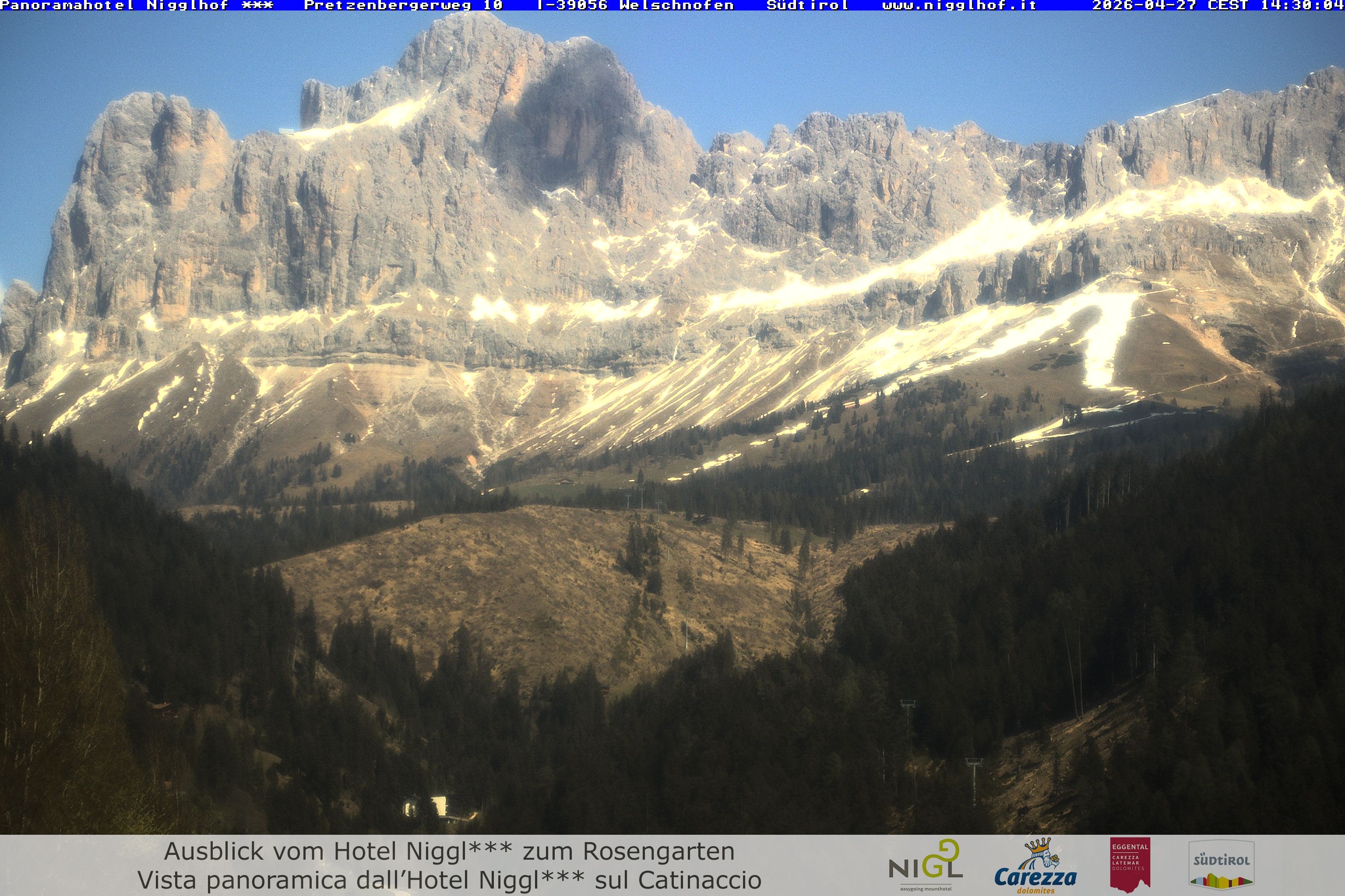 Archived image Webcam Welschnofen: Hotel Nigglhof