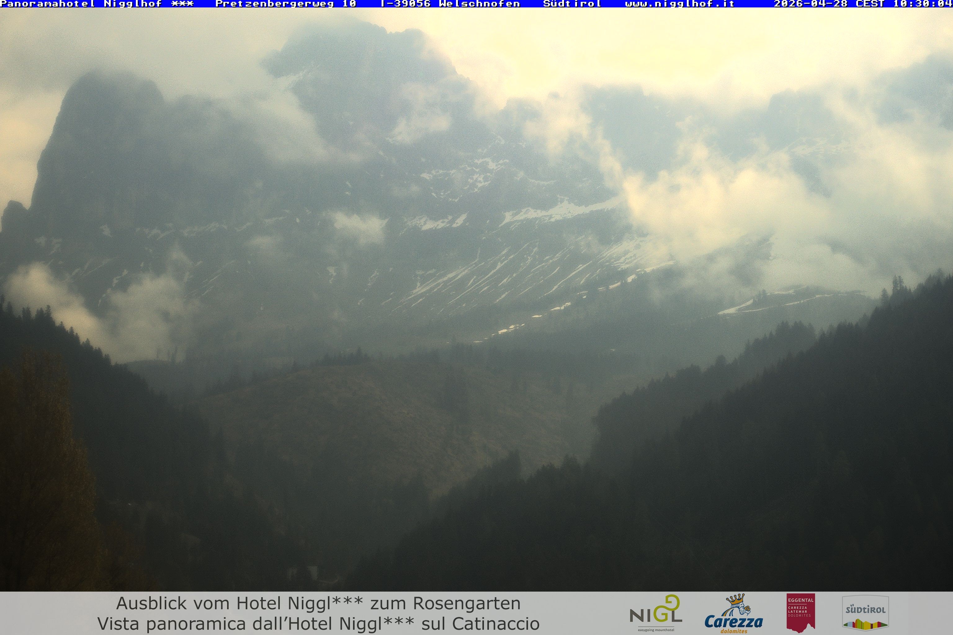 Archived image Webcam Welschnofen: Hotel Nigglhof