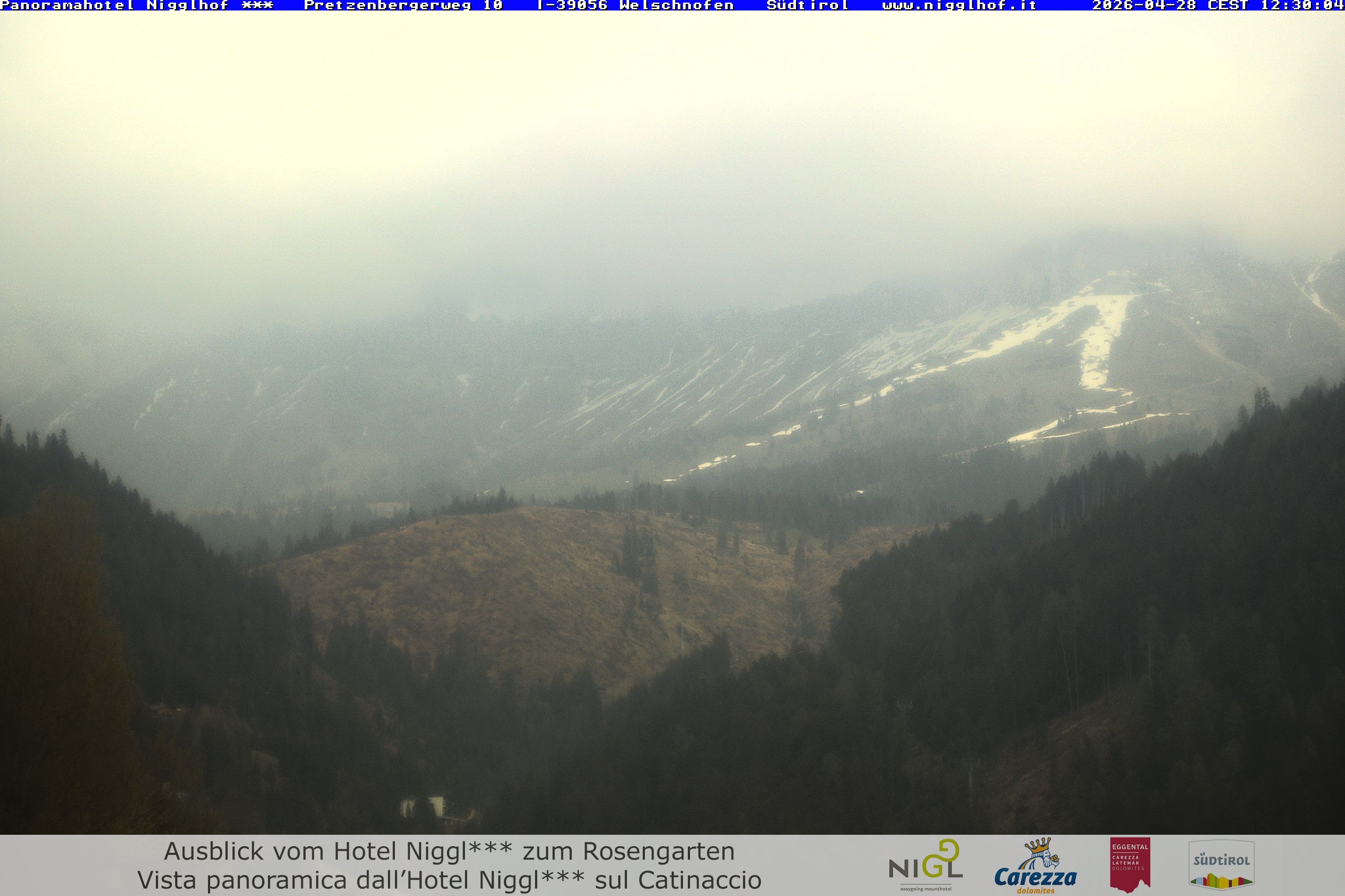 Archived image Webcam Welschnofen: Hotel Nigglhof