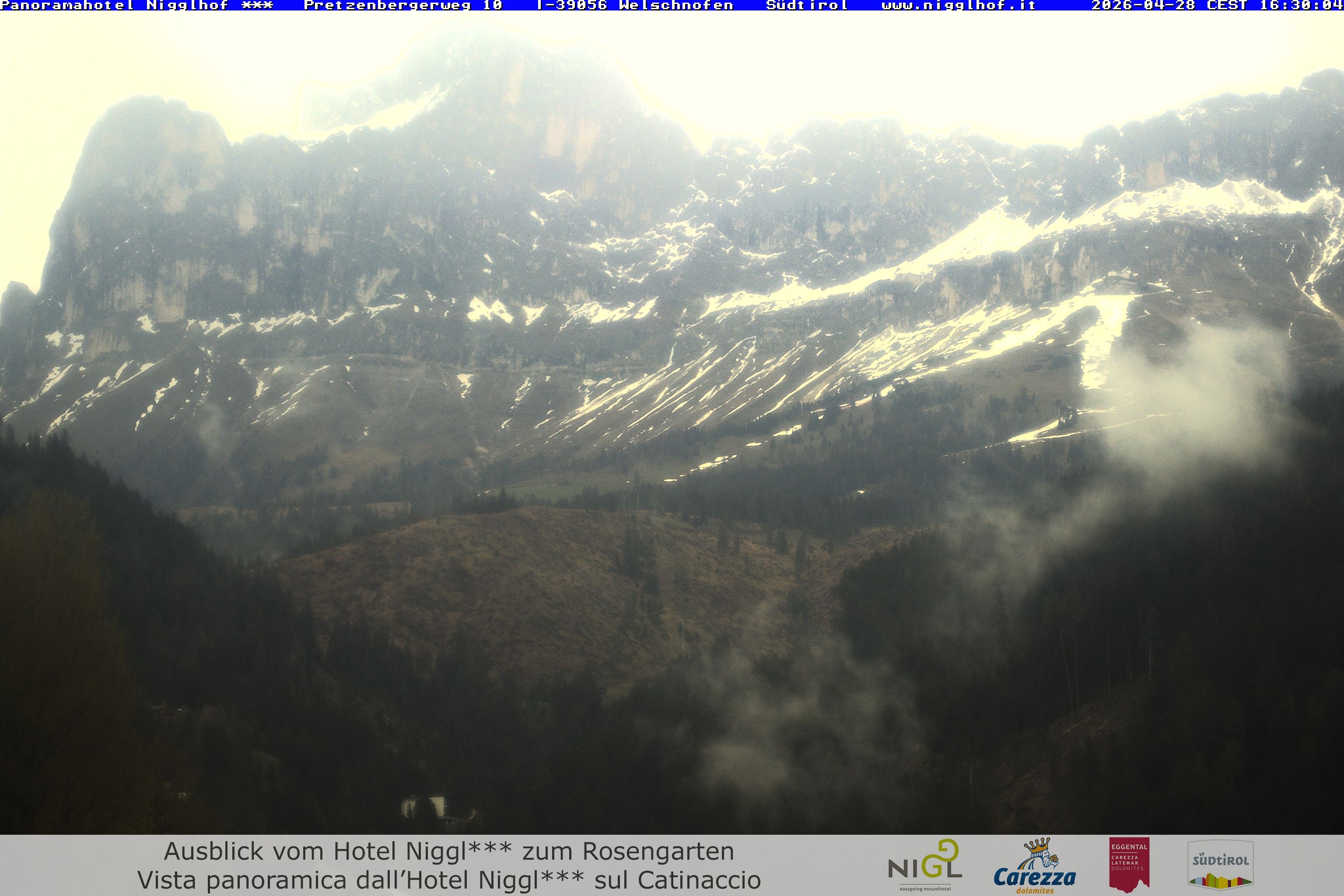 Archived image Webcam Welschnofen: Hotel Nigglhof