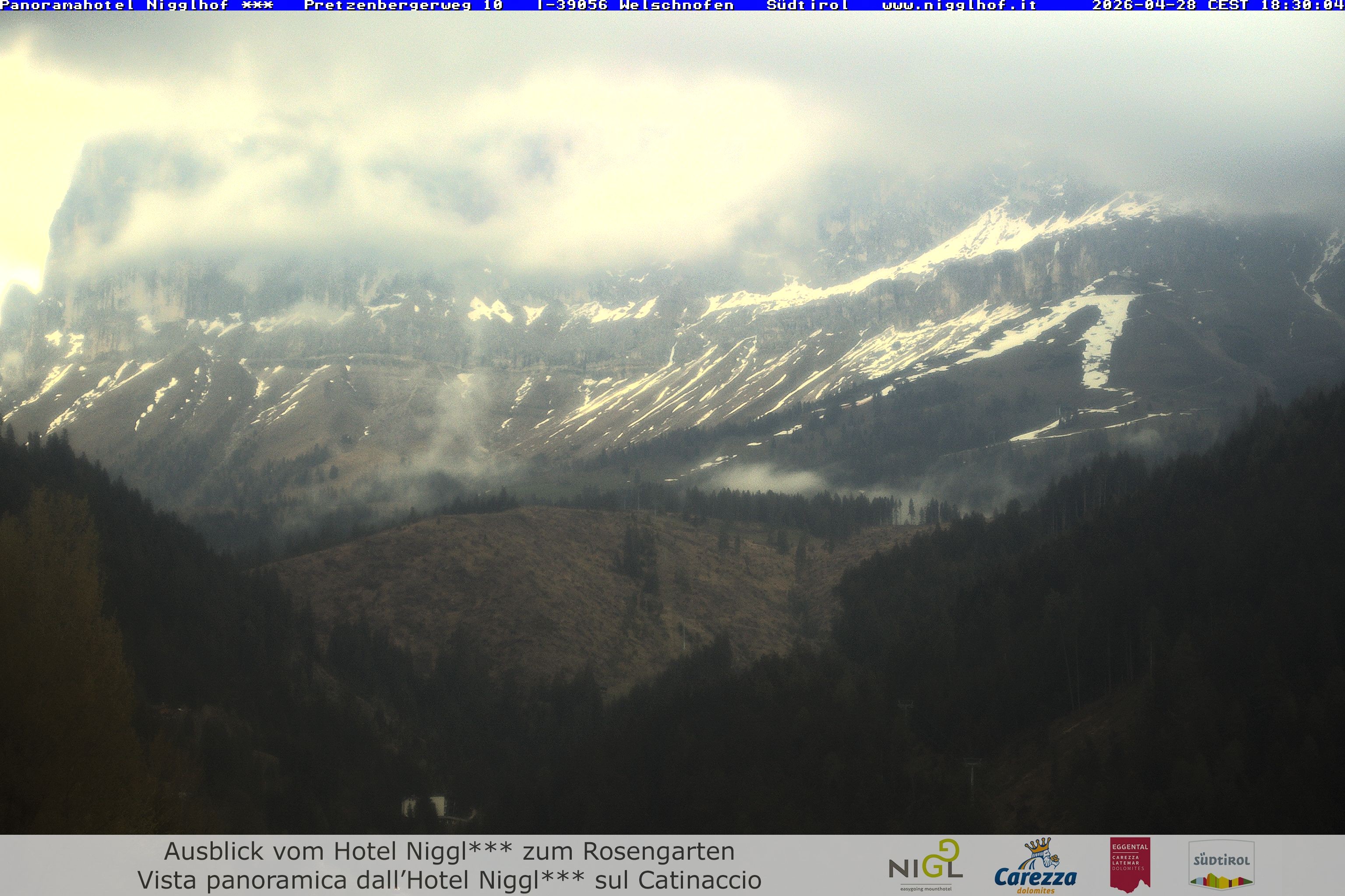 Archived image Webcam Welschnofen: Hotel Nigglhof