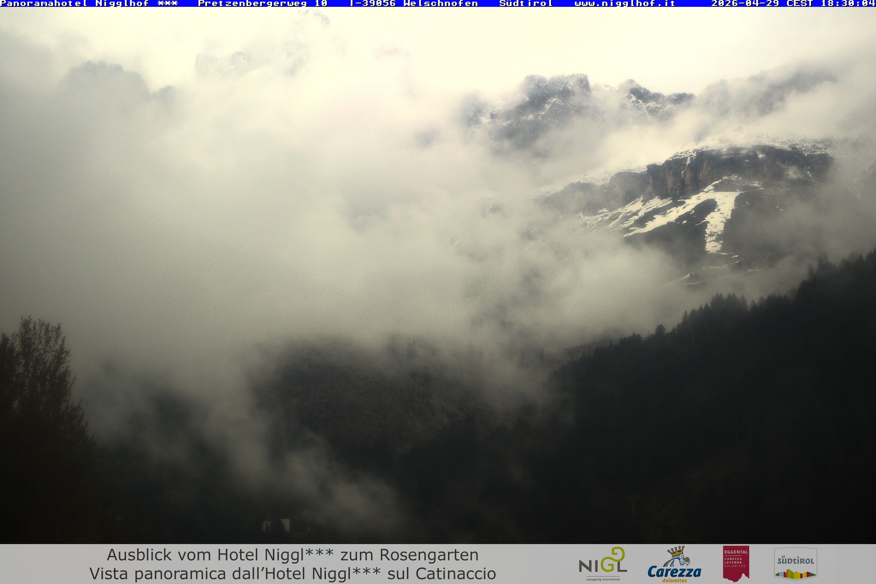 Archiv Foto Webcam Welschnofen: Hotel Nigglhof