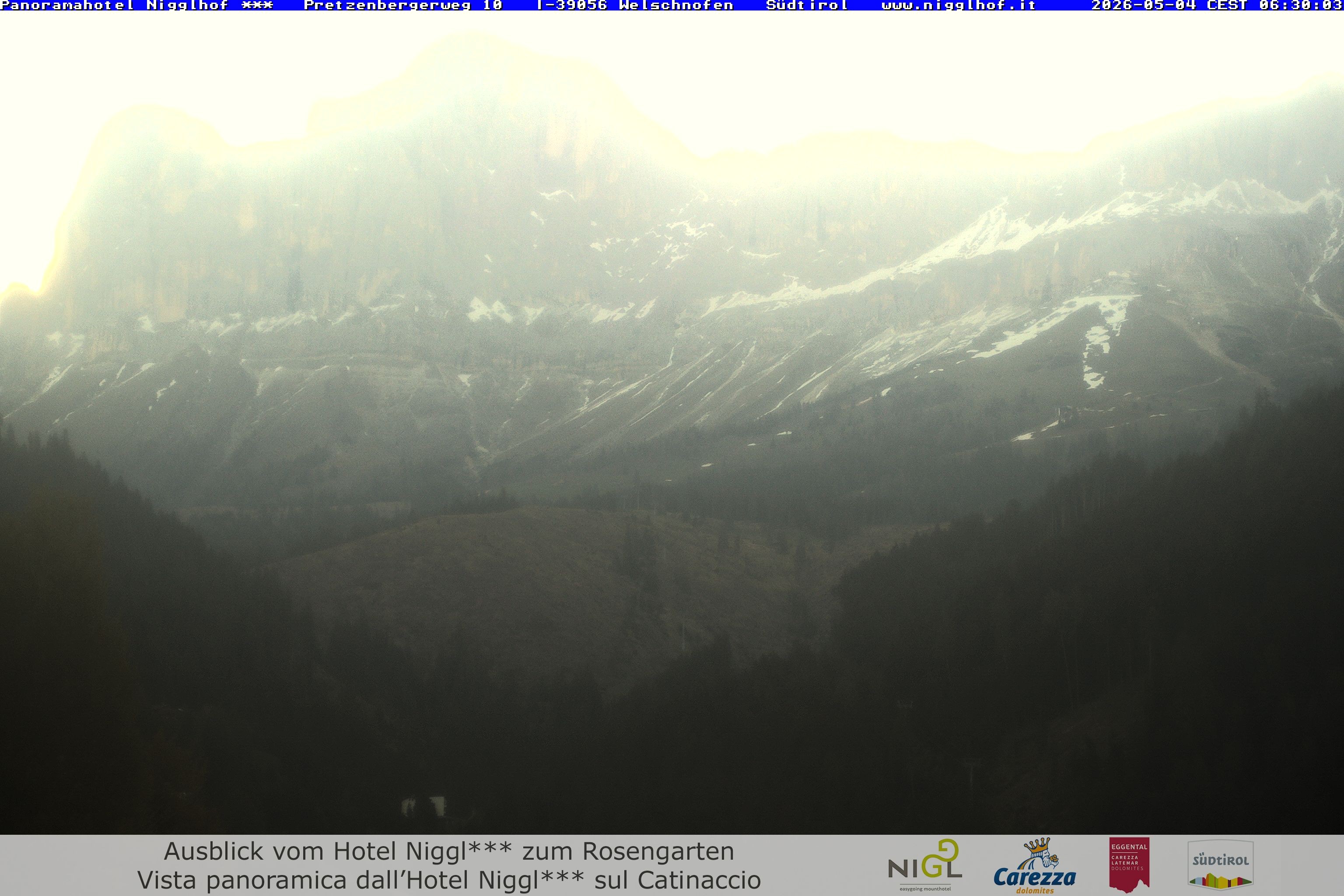 Archived image Webcam Welschnofen: Hotel Nigglhof